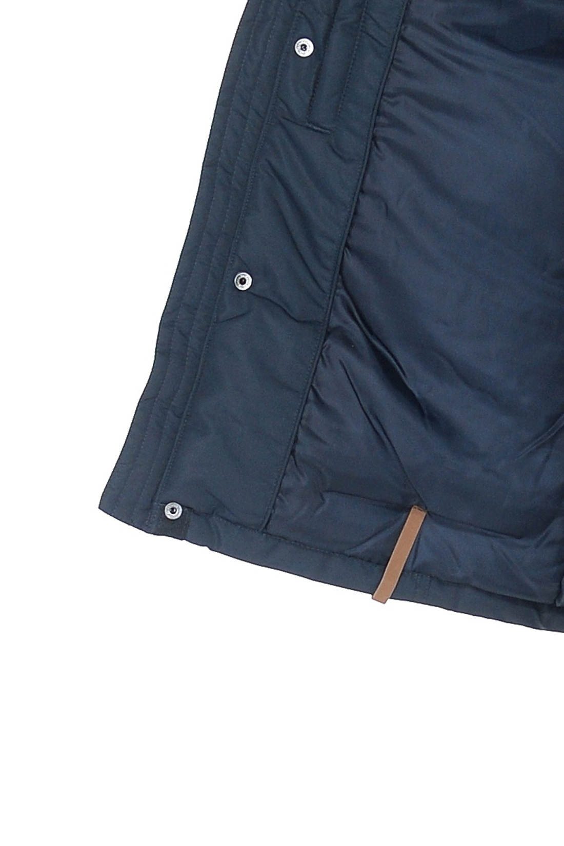 Куртка с отделкой из кожи (арт. baon B538022), размер S, цвет синий Куртка с отделкой из кожи (арт. baon B538022) - фото 5