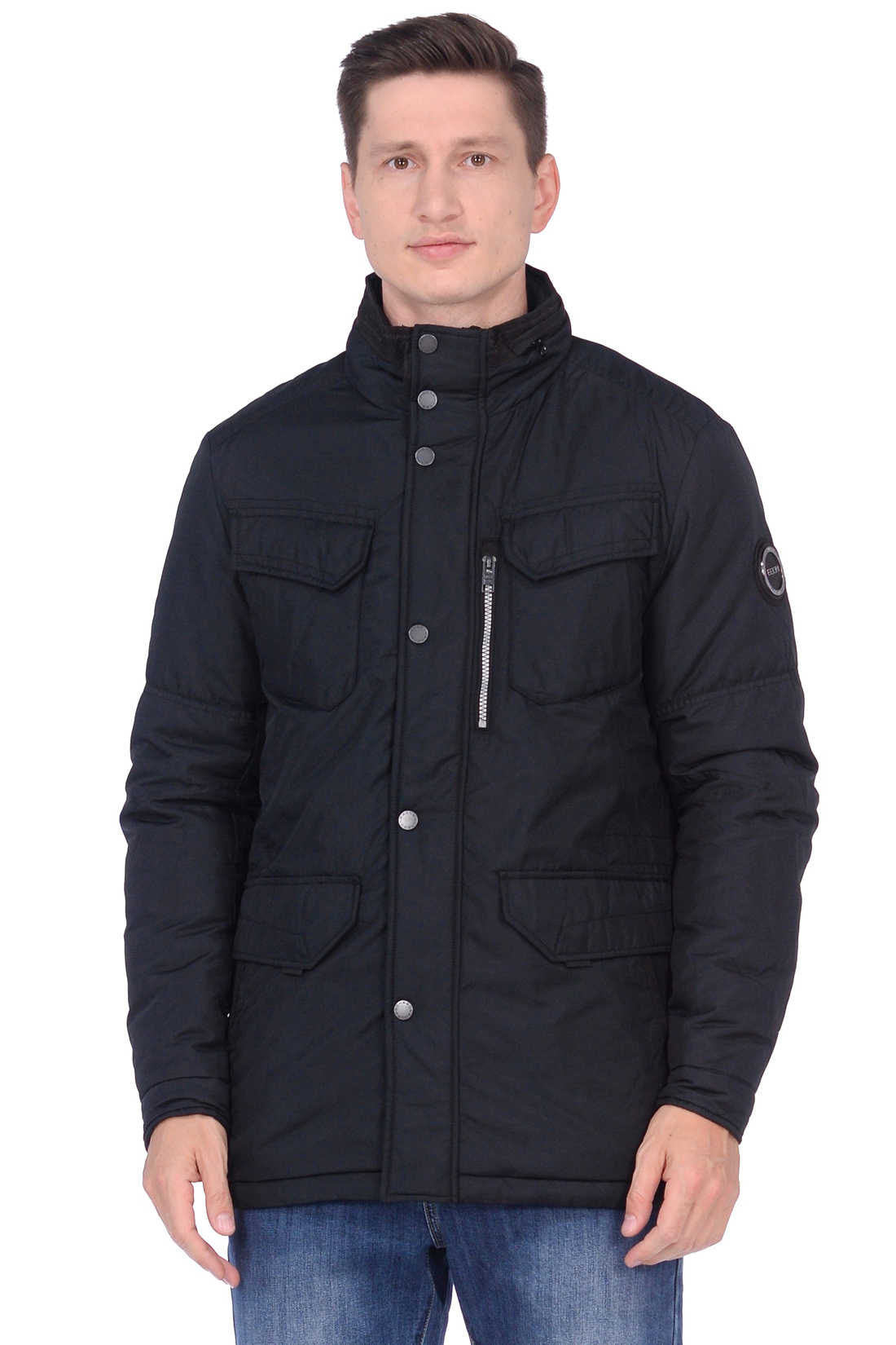 Куртка эргономичного кроя (арт. baon B538513), размер 3XL, цвет черный Куртка эргономичного кроя (арт. baon B538513) - фото 1
