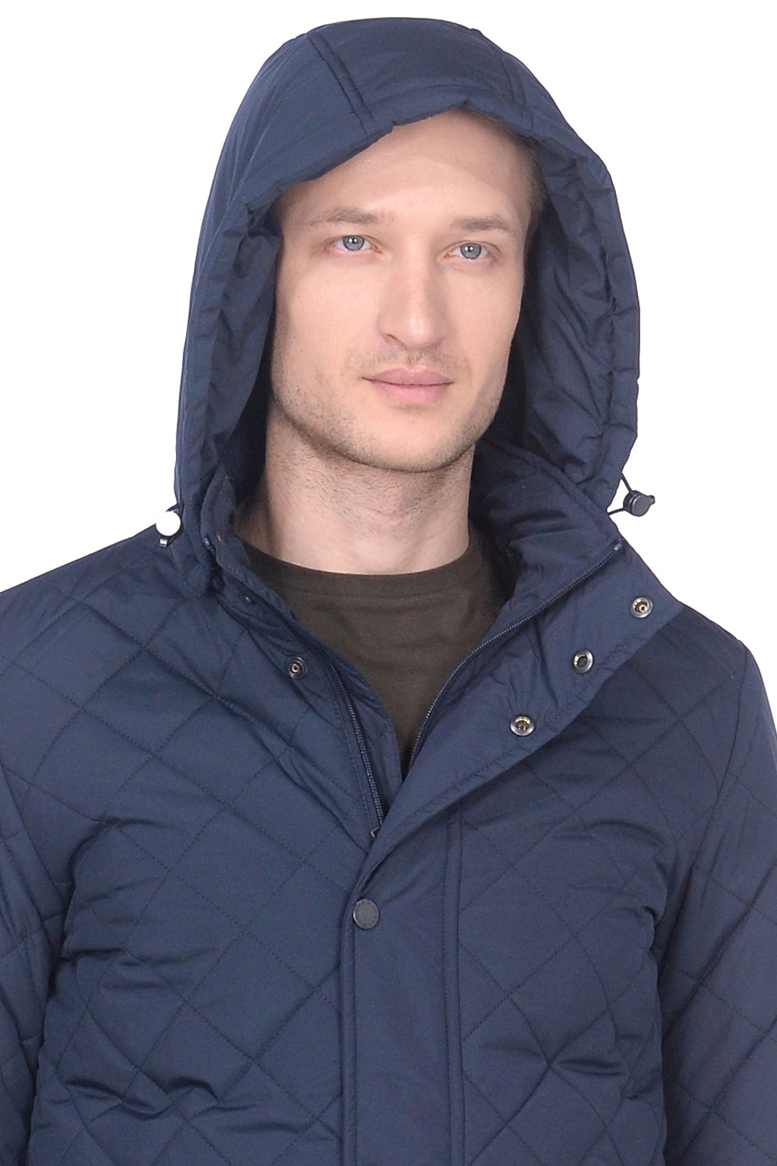 Стёганая куртка с капюшоном (арт. baon B539004), размер XXL, цвет синий Стёганая куртка с капюшоном (арт. baon B539004) - фото 3