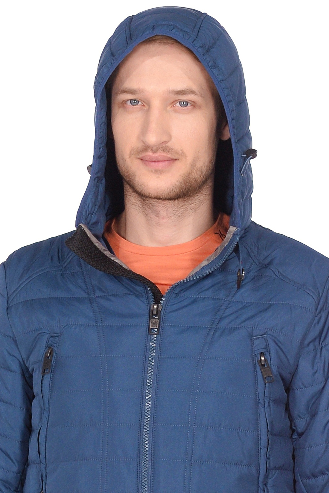 Куртка с двумя линиями карманов (арт. baon B539007), размер 3XL, цвет синий Куртка с двумя линиями карманов (арт. baon B539007) - фото 2