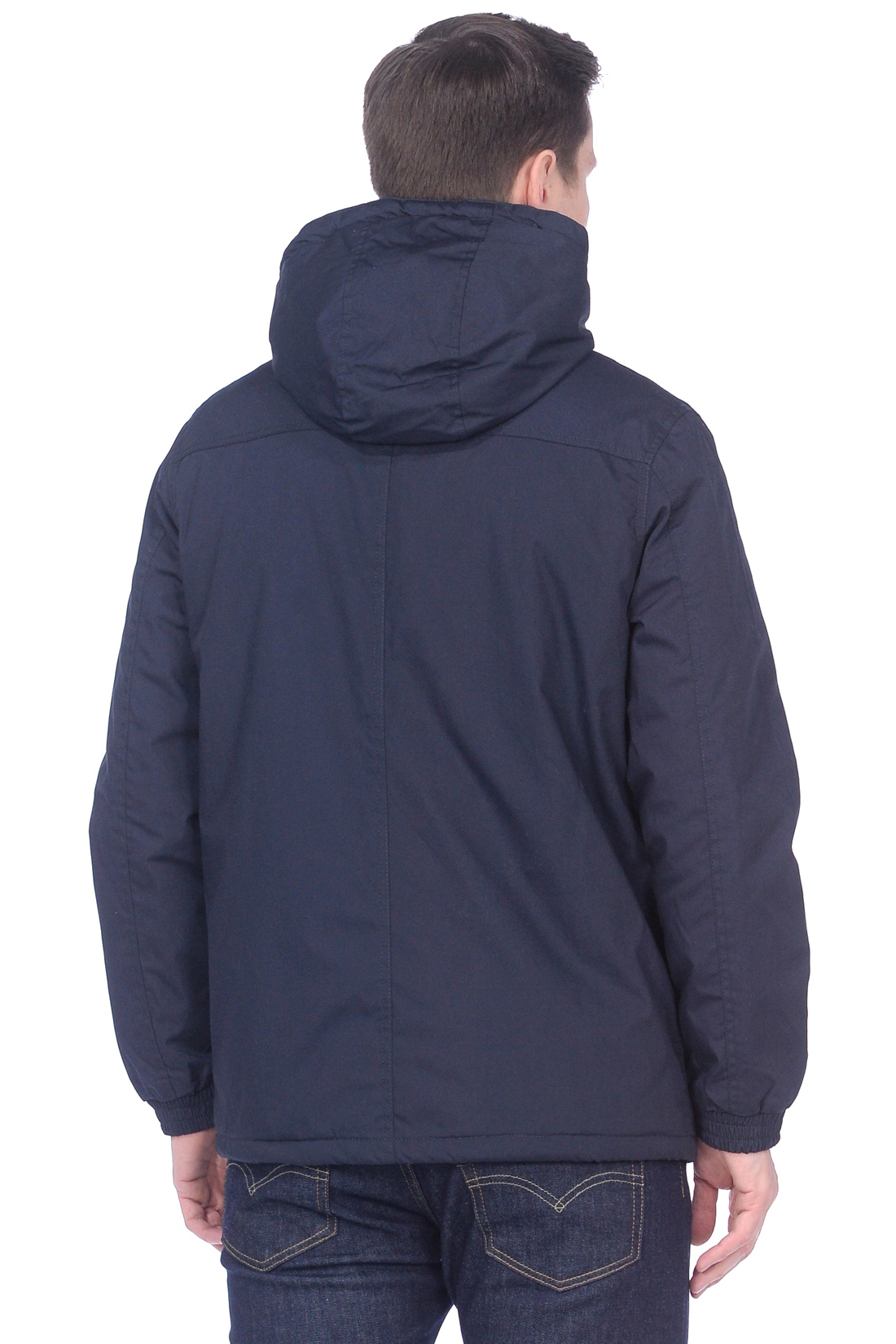 Куртка с белой отделкой (арт. baon B539025), размер XL, цвет синий Куртка с белой отделкой (арт. baon B539025) - фото 5