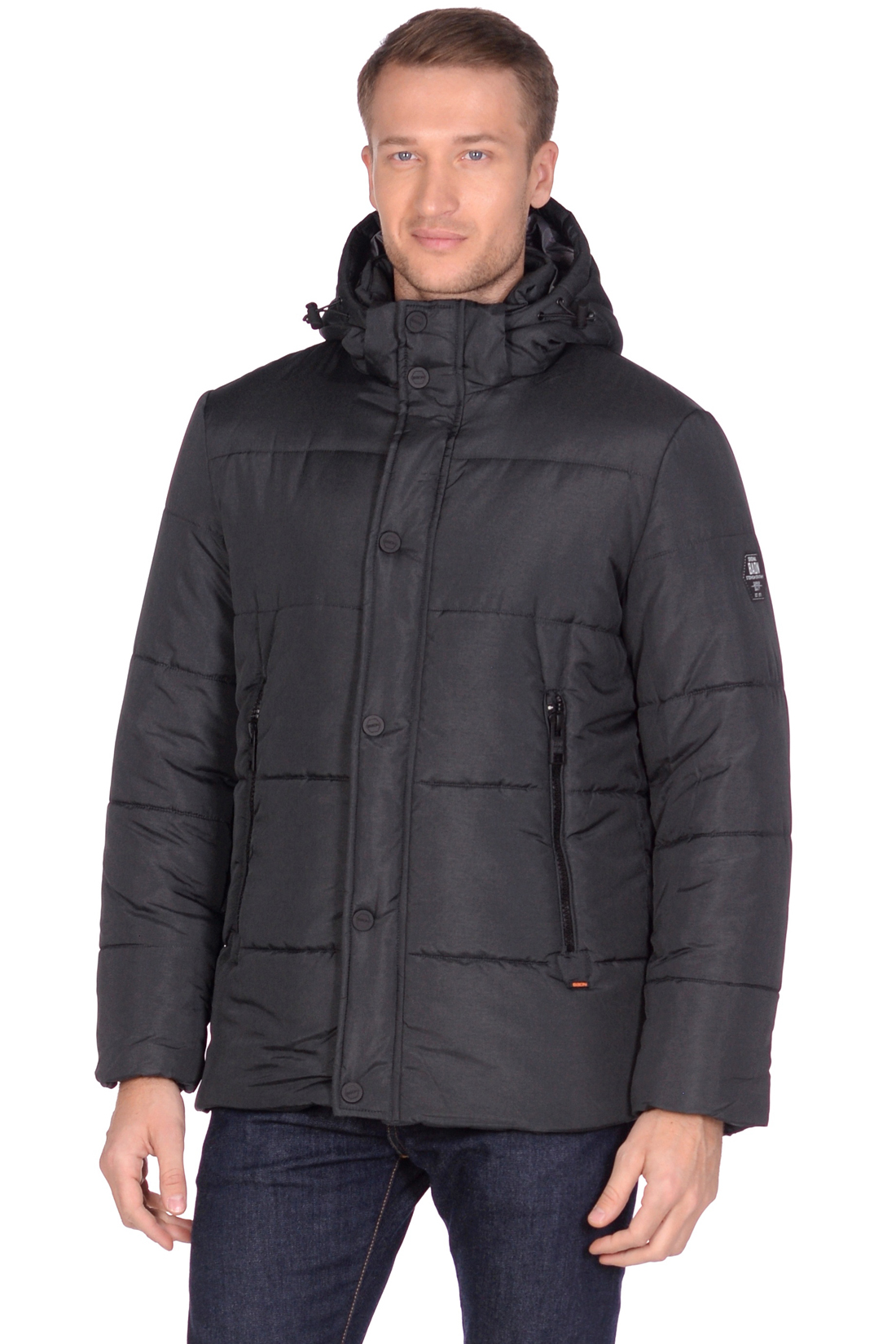 Куртка в спортивном стиле (арт. baon B539524), размер XXL, цвет серый