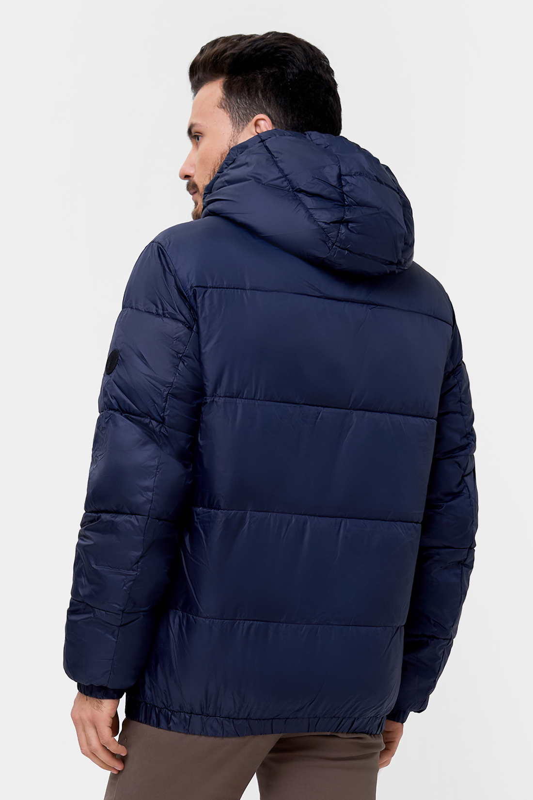 Куртка (Эко пух) (арт. baon B540503), размер S, цвет синий Куртка (Эко пух) (арт. baon B540503) - фото 2