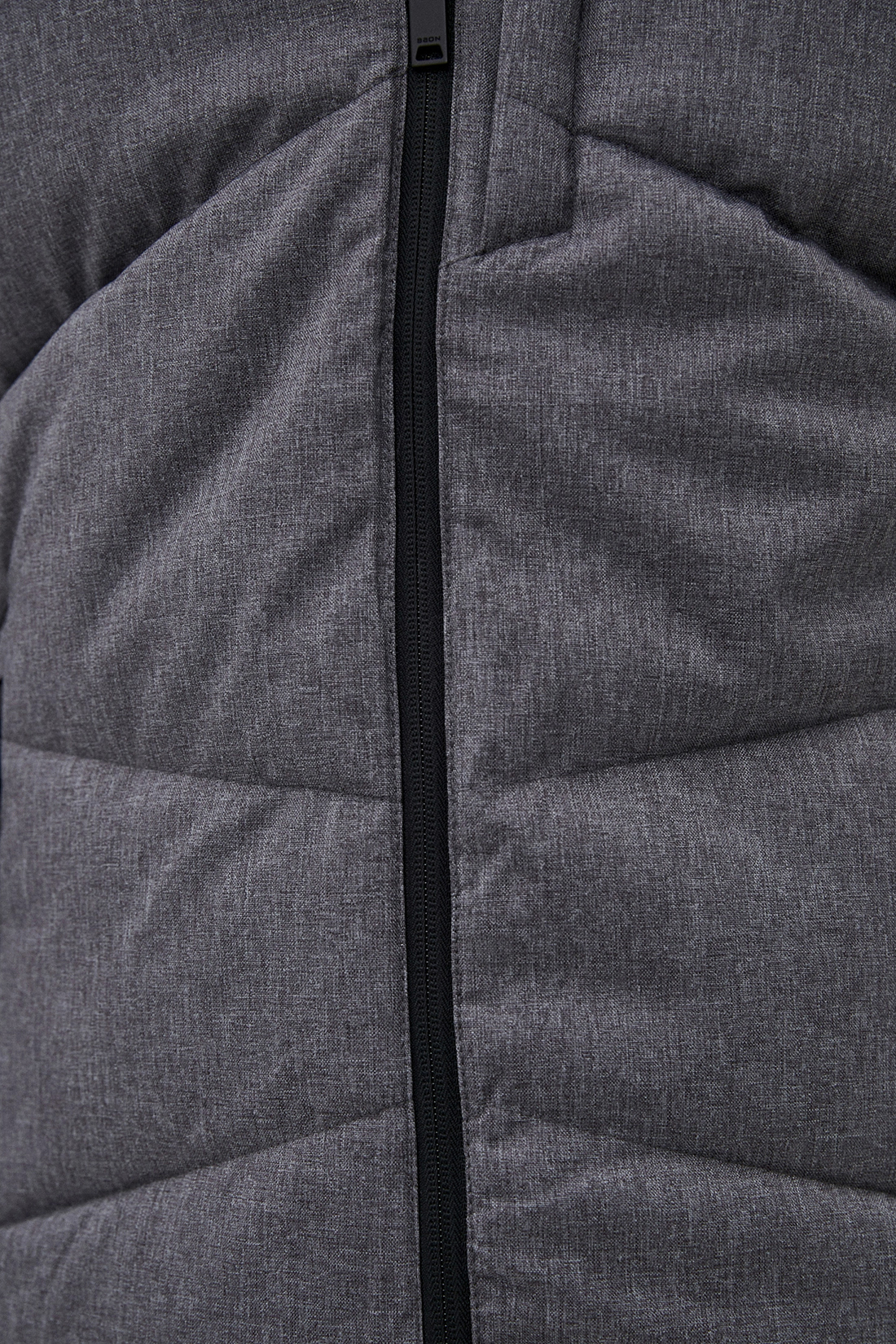Куртка (Эко пух) (арт. baon B540508), размер XL, цвет deep grey melange#серый Куртка (Эко пух) (арт. baon B540508) - фото 3