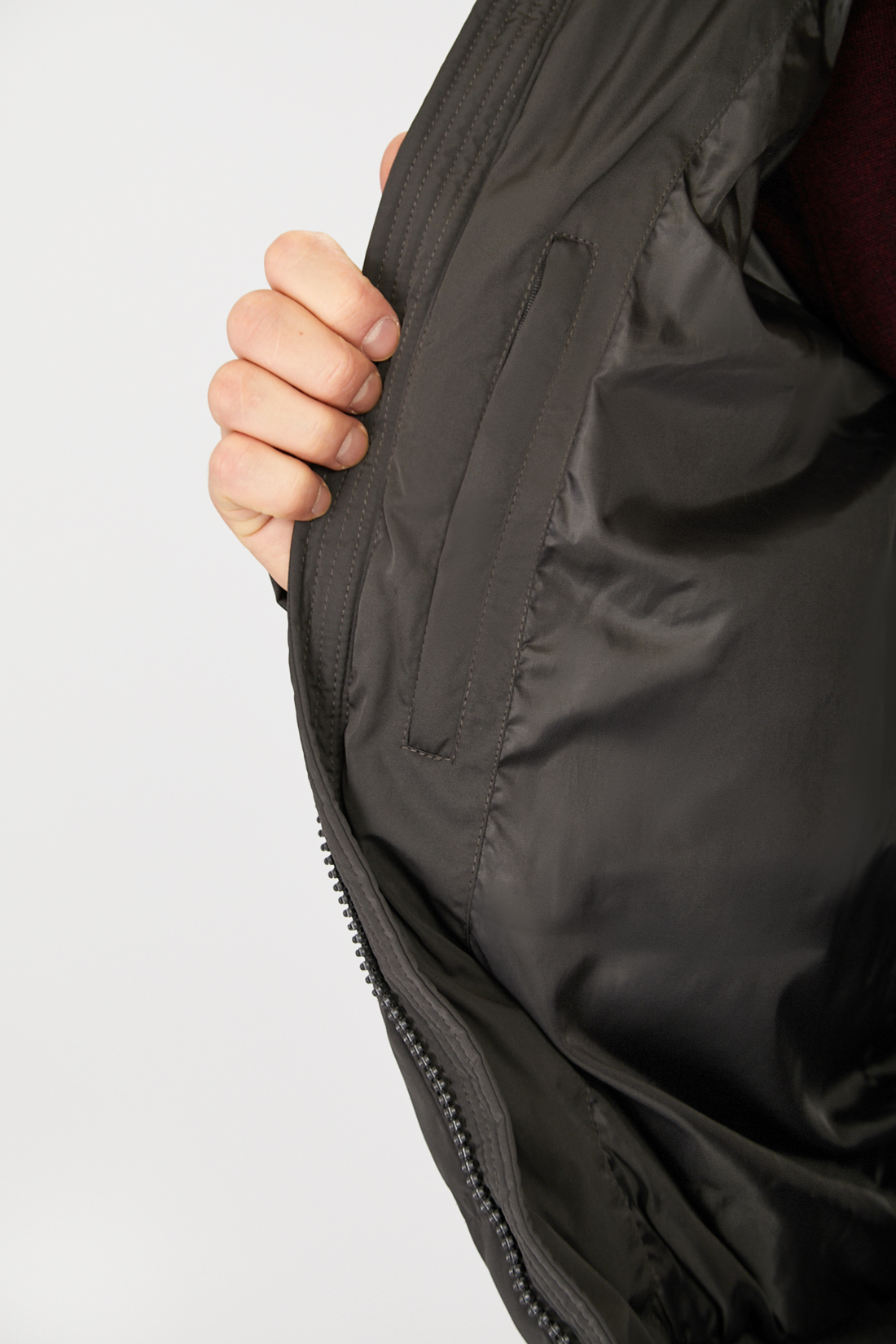 Куртка (Эко пух) (арт. baon B541502), размер M, цвет зеленый Куртка (Эко пух) (арт. baon B541502) - фото 3