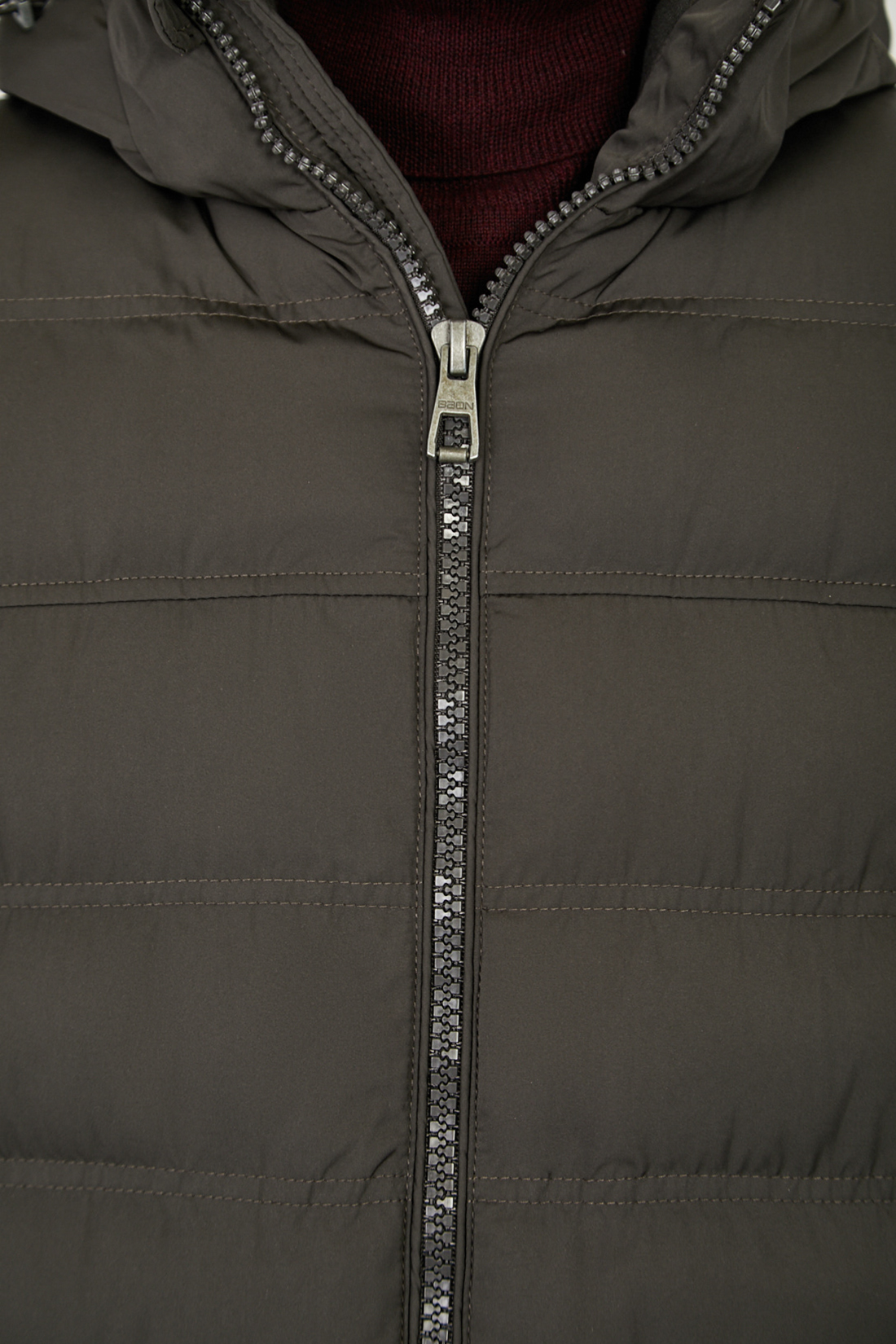 Куртка (Эко пух) (арт. baon B541502), размер M, цвет зеленый Куртка (Эко пух) (арт. baon B541502) - фото 2