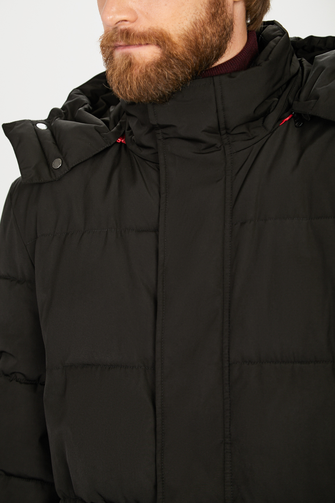 Куртка (Эко пух) (арт. baon B541506), размер M, цвет черный Куртка (Эко пух) (арт. baon B541506) - фото 4