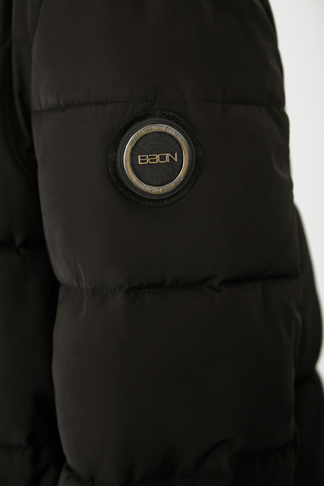 Куртка (Эко пух) (арт. baon B541506), размер M, цвет черный Куртка (Эко пух) (арт. baon B541506) - фото 3