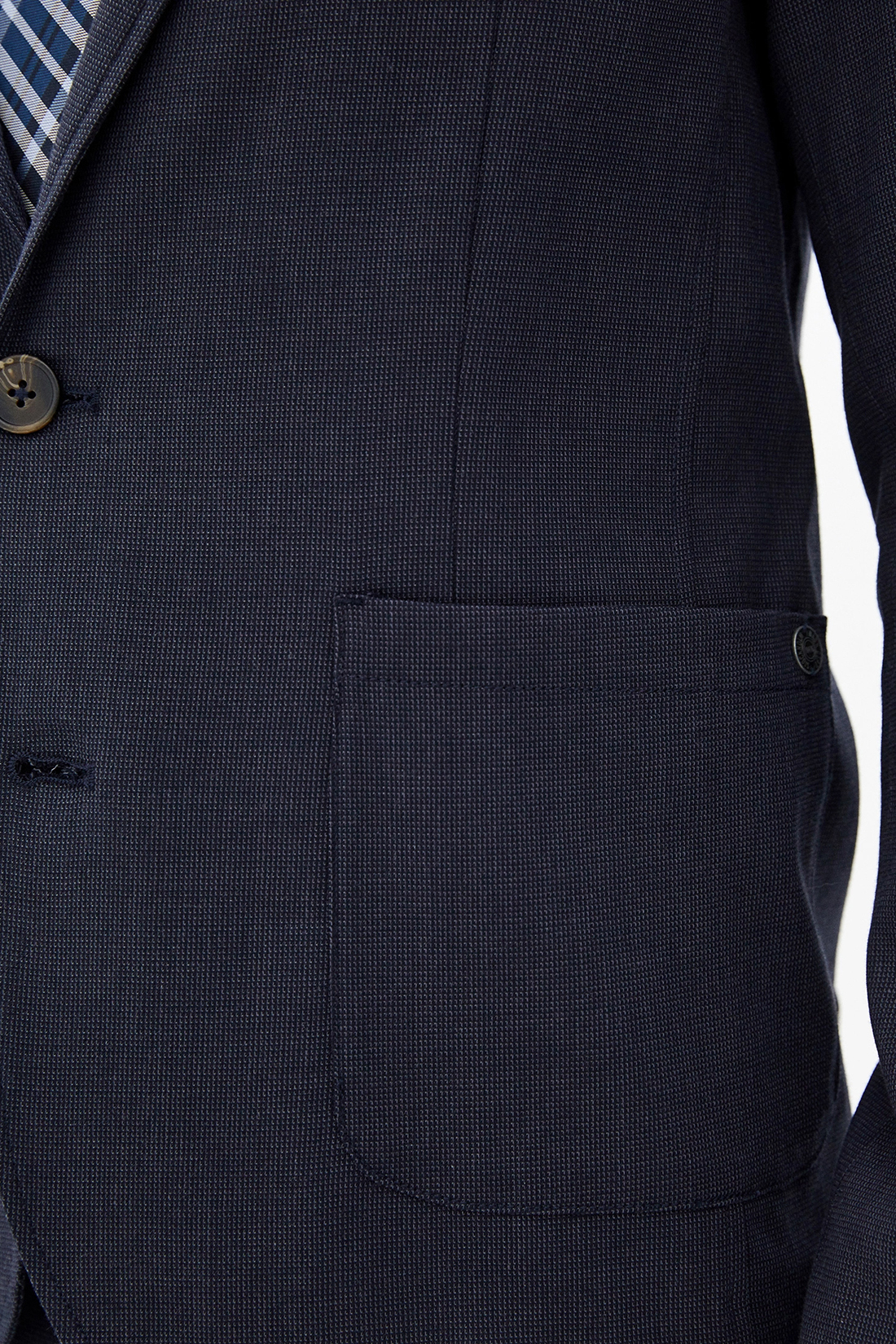 Повседневный пиджак (арт. baon B620002), размер S, цвет синий Повседневный пиджак (арт. baon B620002) - фото 3
