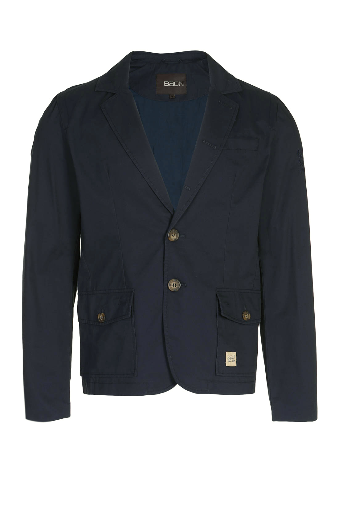 Повседневный пиджак (арт. baon B627004), размер M, цвет синий Повседневный пиджак (арт. baon B627004) - фото 3