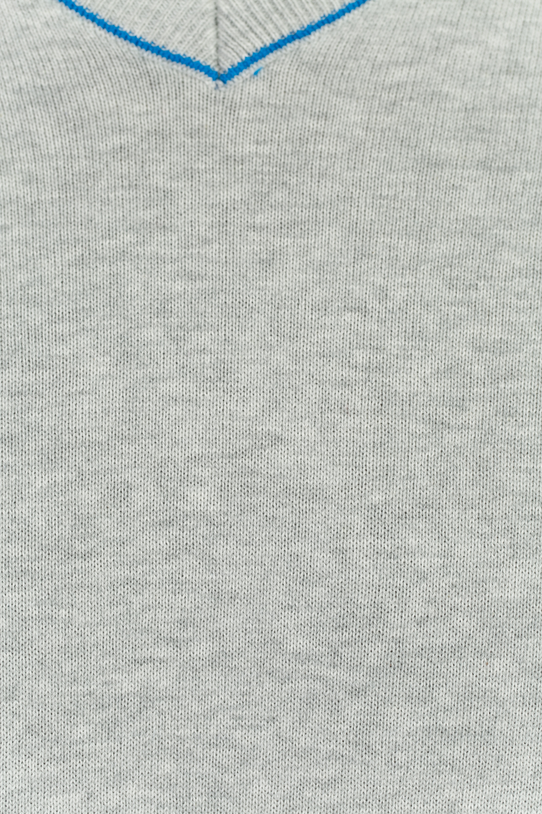 Пуловер с окантовкой (арт. baon B637011), размер L, цвет silver melange#серый Пуловер с окантовкой (арт. baon B637011) - фото 4