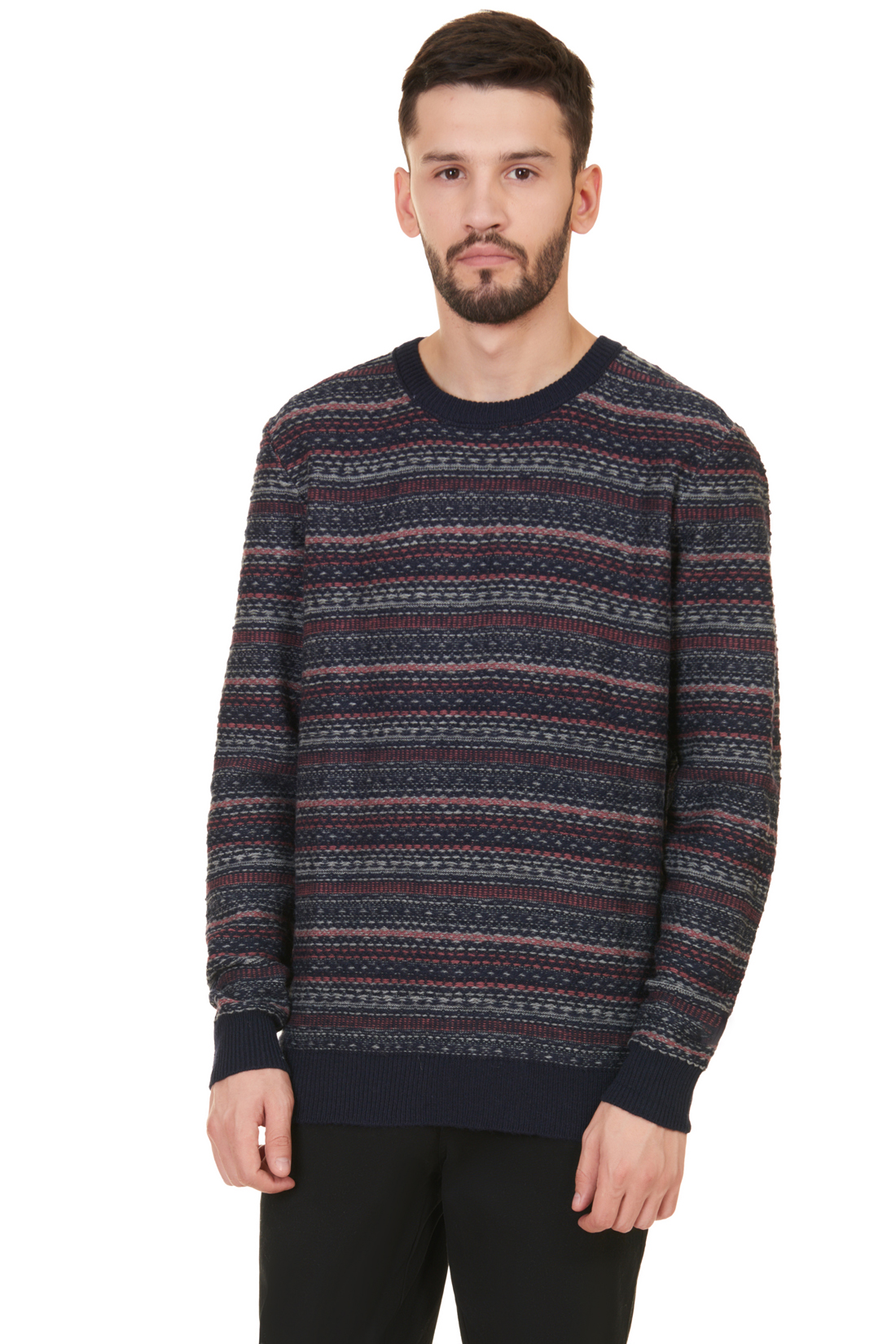 

Джемпер baon, Синий, Джемпер с изнаночным узором (арт. baon B637572)