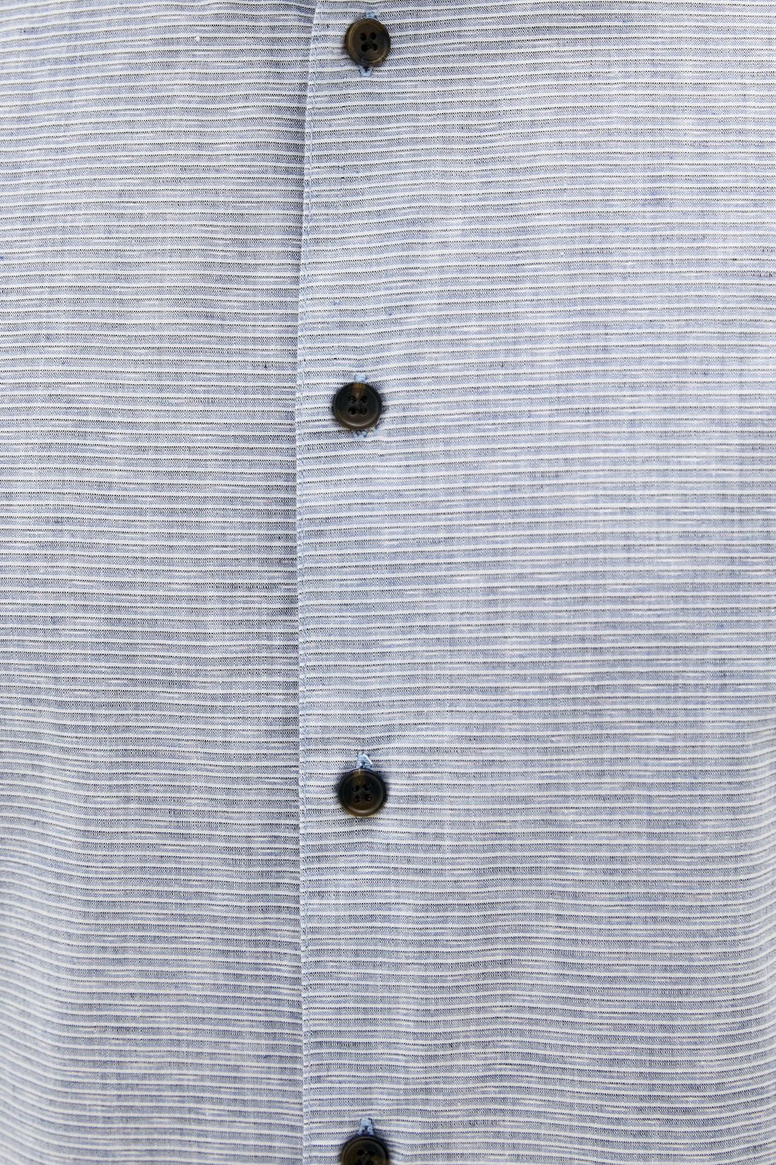Рубашка с коротким рукавом и льном (арт. baon B680006), размер M, цвет голубой Рубашка с коротким рукавом и льном (арт. baon B680006) - фото 3