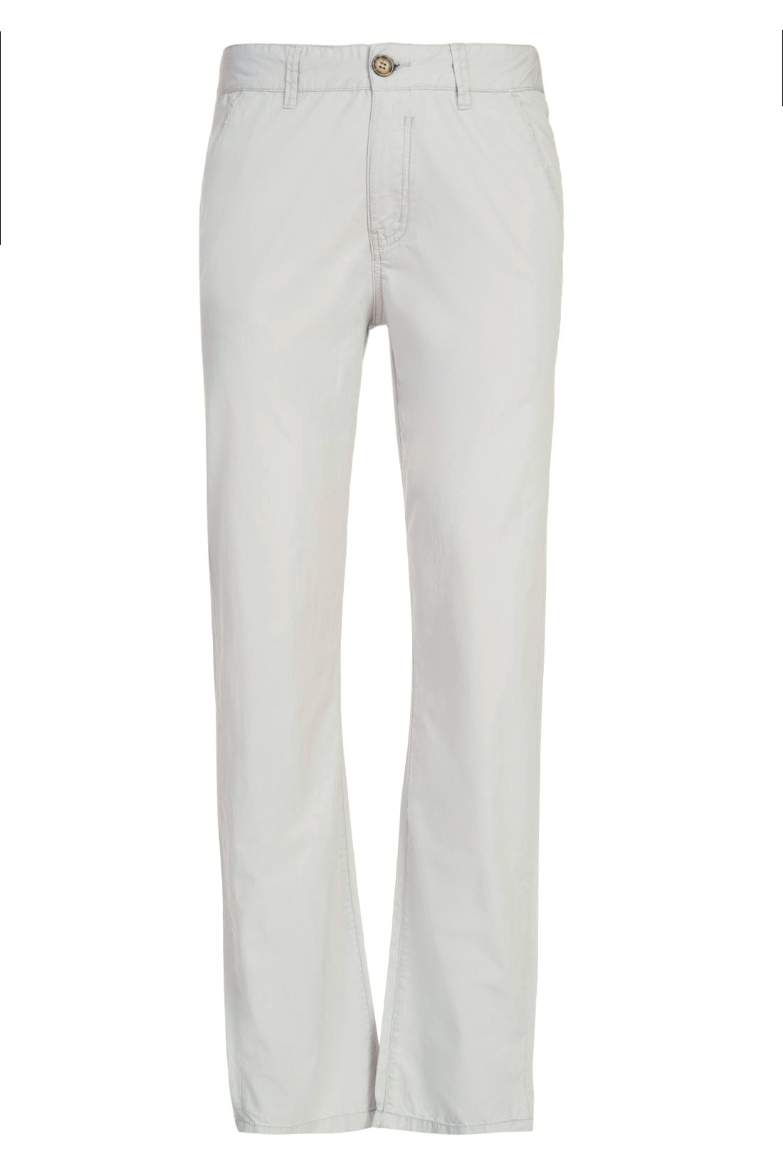 Хлопковые брюки-чиносы (арт. baon B797010), размер 3XL, цвет белый Хлопковые брюки-чиносы (арт. baon B797010) - фото 4