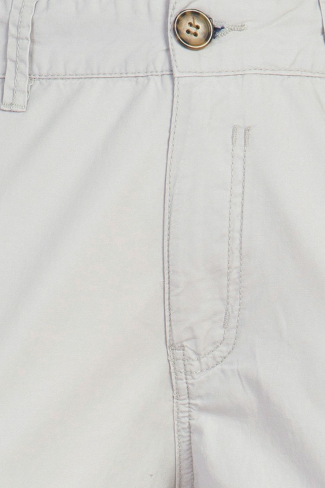 Хлопковые брюки-чиносы (арт. baon B797010), размер 3XL, цвет белый Хлопковые брюки-чиносы (арт. baon B797010) - фото 3