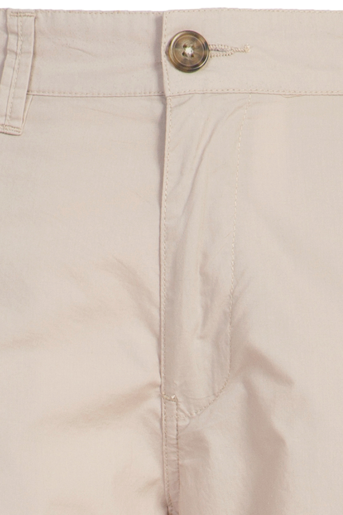 Повседневные брюки из хлопка (арт. baon B797014), размер M, цвет бежевый Повседневные брюки из хлопка (арт. baon B797014) - фото 3