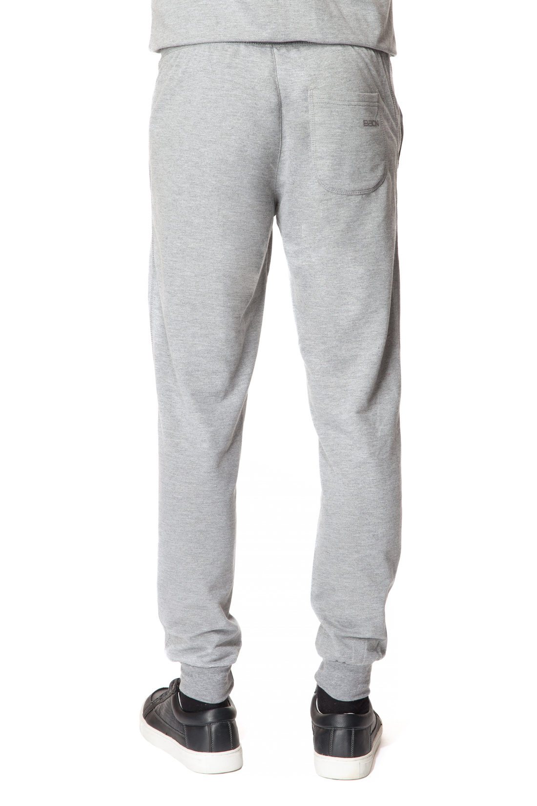 Спортивные брюки с манжетами (арт. baon B797301), размер XL, цвет cold grey melange#серый Спортивные брюки с манжетами (арт. baon B797301) - фото 2