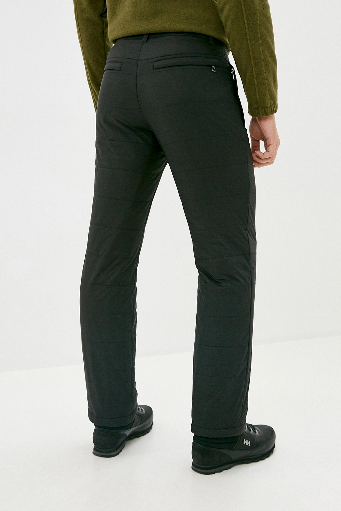 Утеплённые брюки с подкладкой из флиса (арт. baon B799522), размер 3XL, цвет черный Утеплённые брюки с подкладкой из флиса (арт. baon B799522) - фото 2