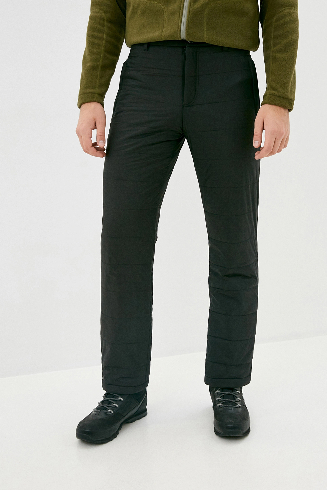 Утеплённые брюки с подкладкой из флиса (арт. baon B799522), размер 3XL, цвет черный Утеплённые брюки с подкладкой из флиса (арт. baon B799522) - фото 1
