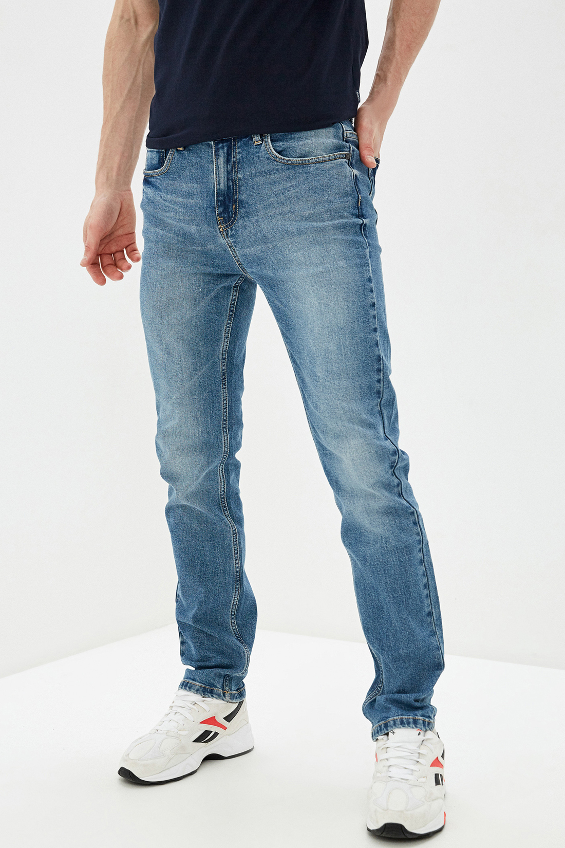 Светлые джинсы (арт. baon B800002), размер 38, цвет light blue denim#голубой