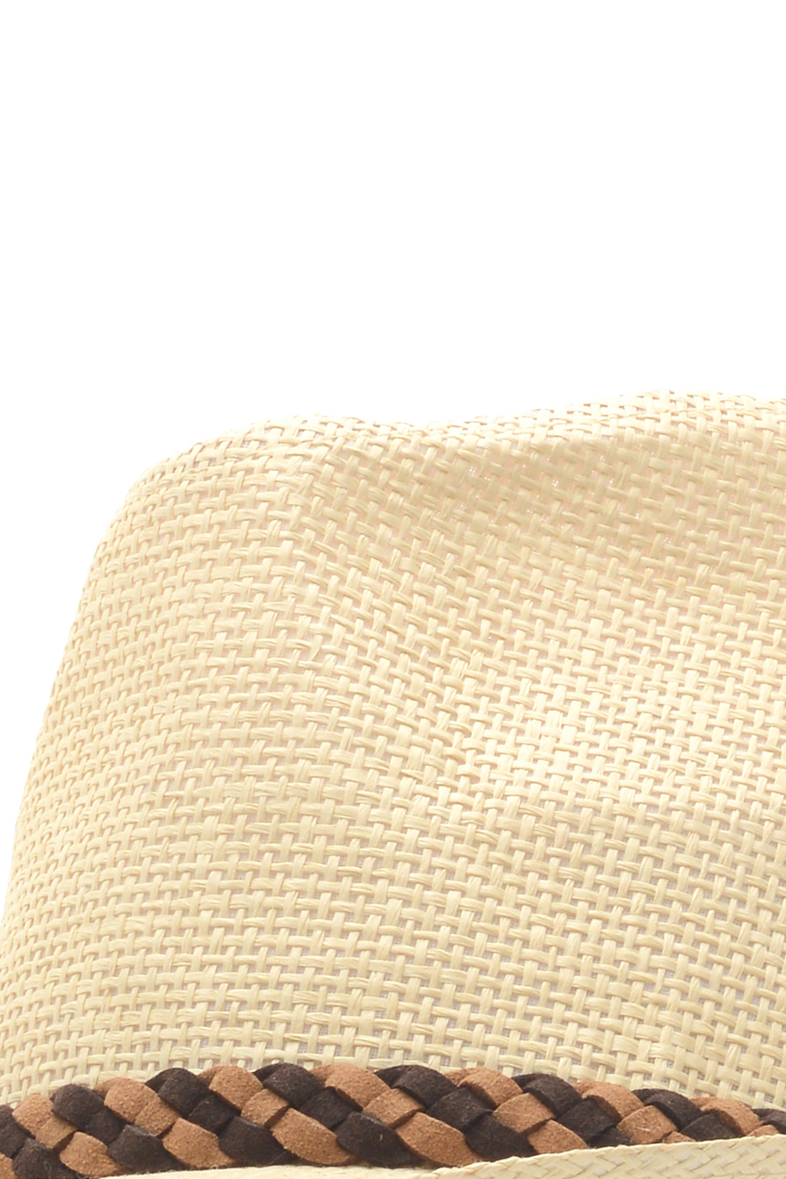 Шляпа с отделкой из кожи (арт. baon B848001), размер Б/р 58, цвет бежевый Шляпа с отделкой из кожи (арт. baon B848001) - фото 3