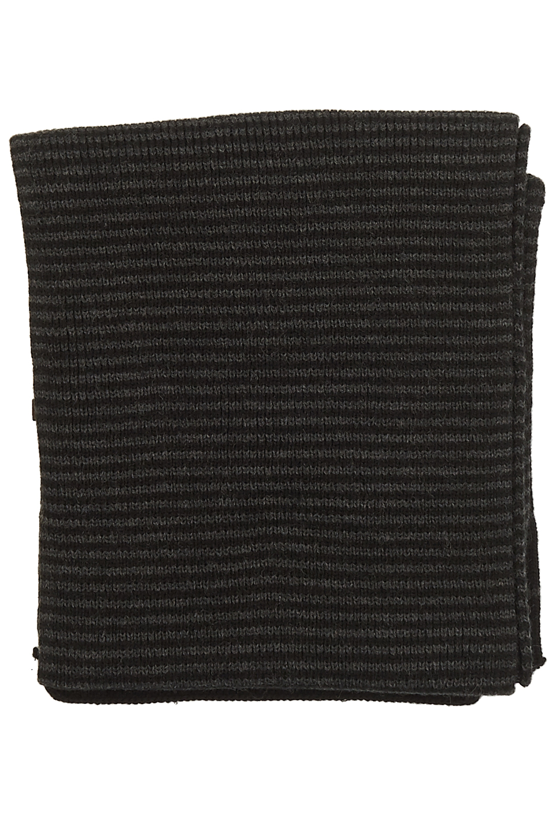 Шарф с полосками (арт. baon B858509), размер Без/раз, цвет черный Шарф с полосками (арт. baon B858509) - фото 2