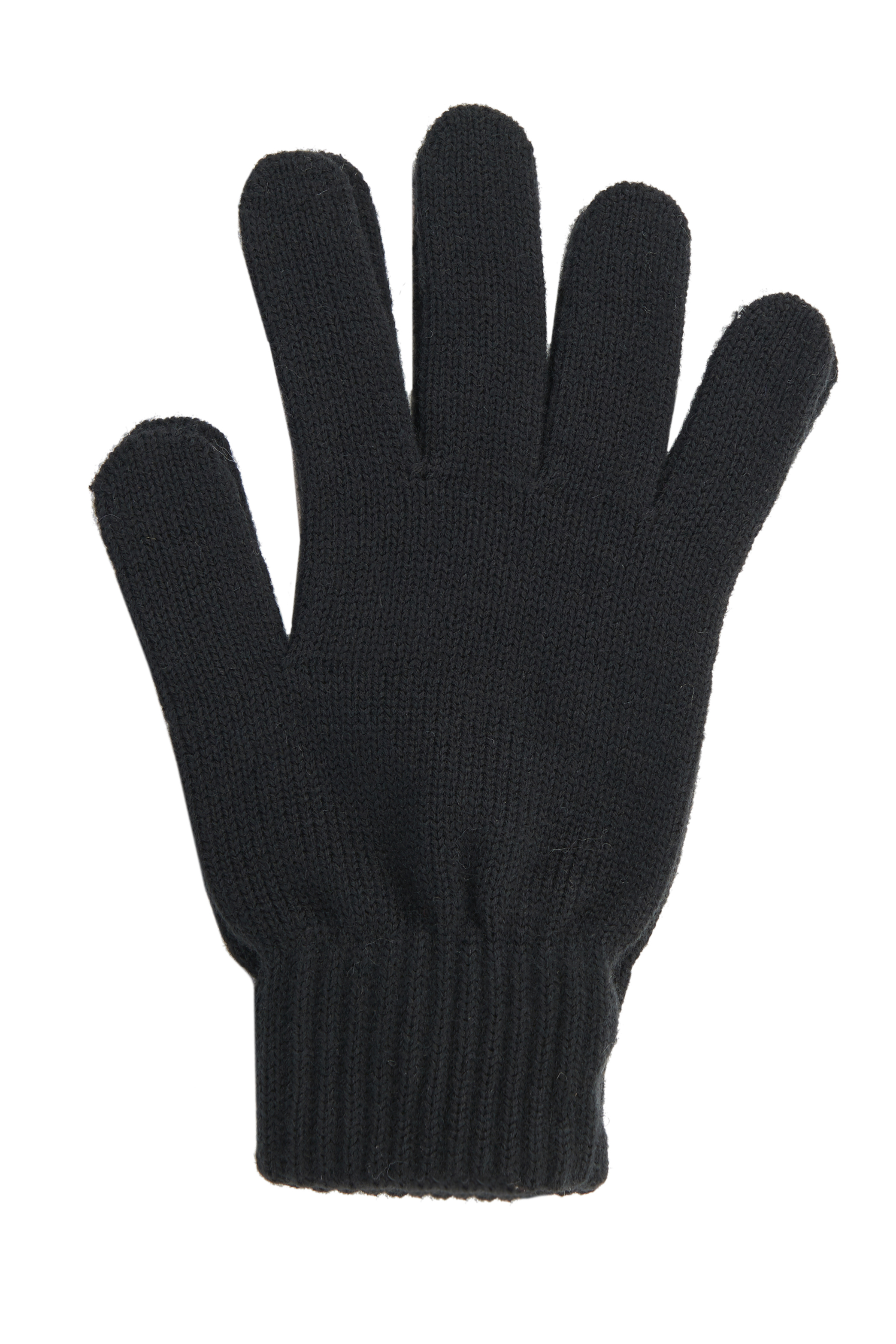 Полушерстяные перчатки (арт. baon B867502), размер Без/раз, цвет черный
