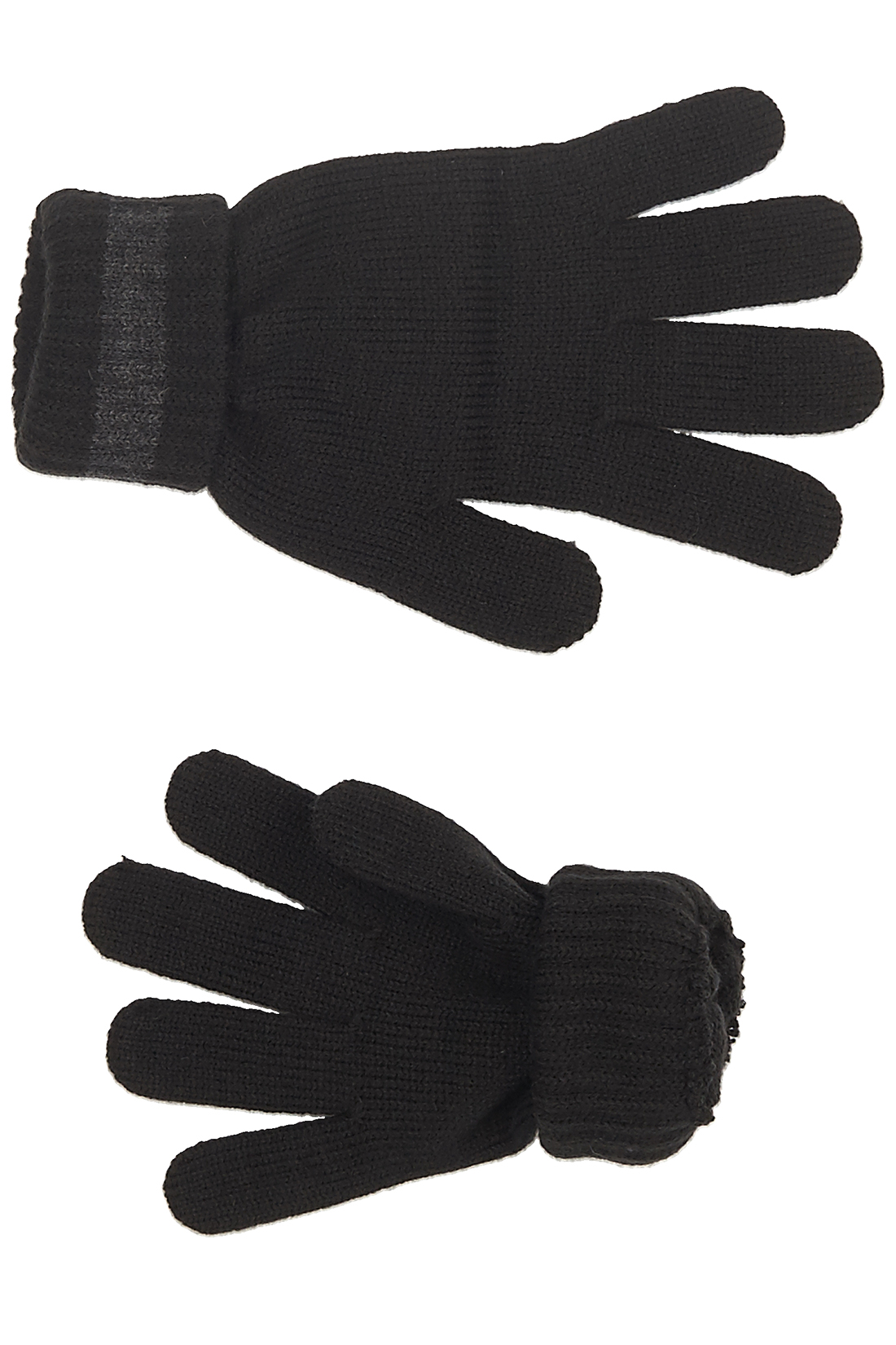 Перчатки с манжетами-отворотами (арт. baon B868502), размер Без/раз, цвет черный Перчатки с манжетами-отворотами (арт. baon B868502) - фото 3