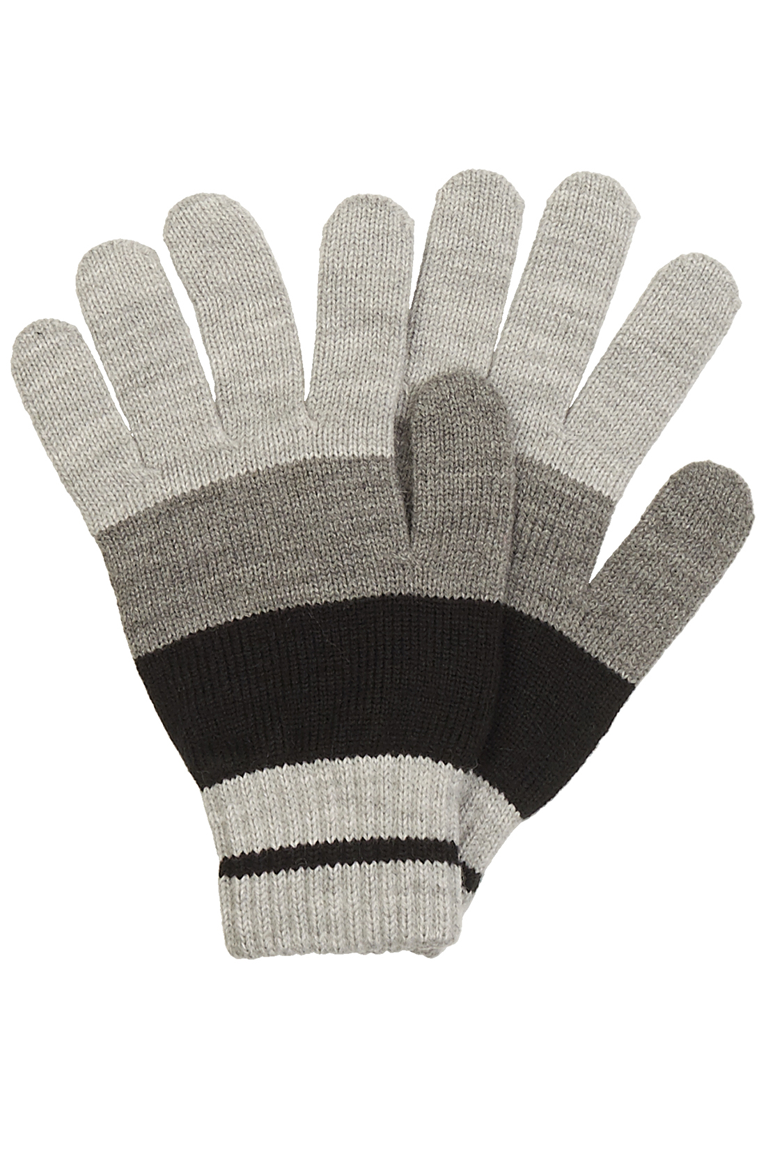 Трёхцветные перчатки (арт. baon B868503), размер Без/раз