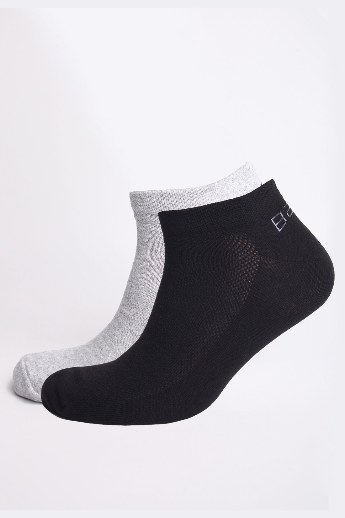 Мужские носки, 2 пары (арт. baon B891105), размер 43/45, цвет серый