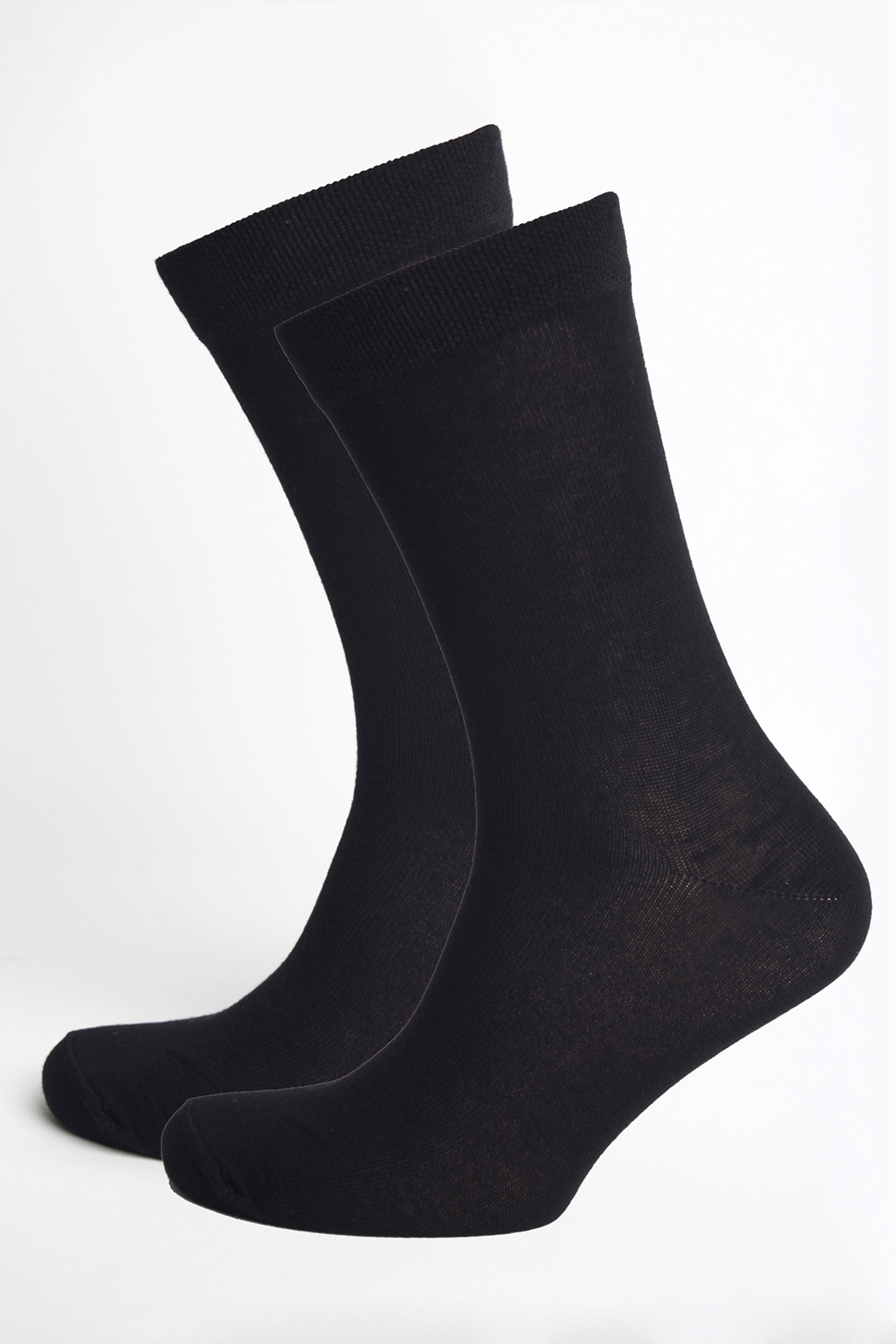 Мужские носки, 2 пары (арт. baon B891108), размер 43/45, цвет черный