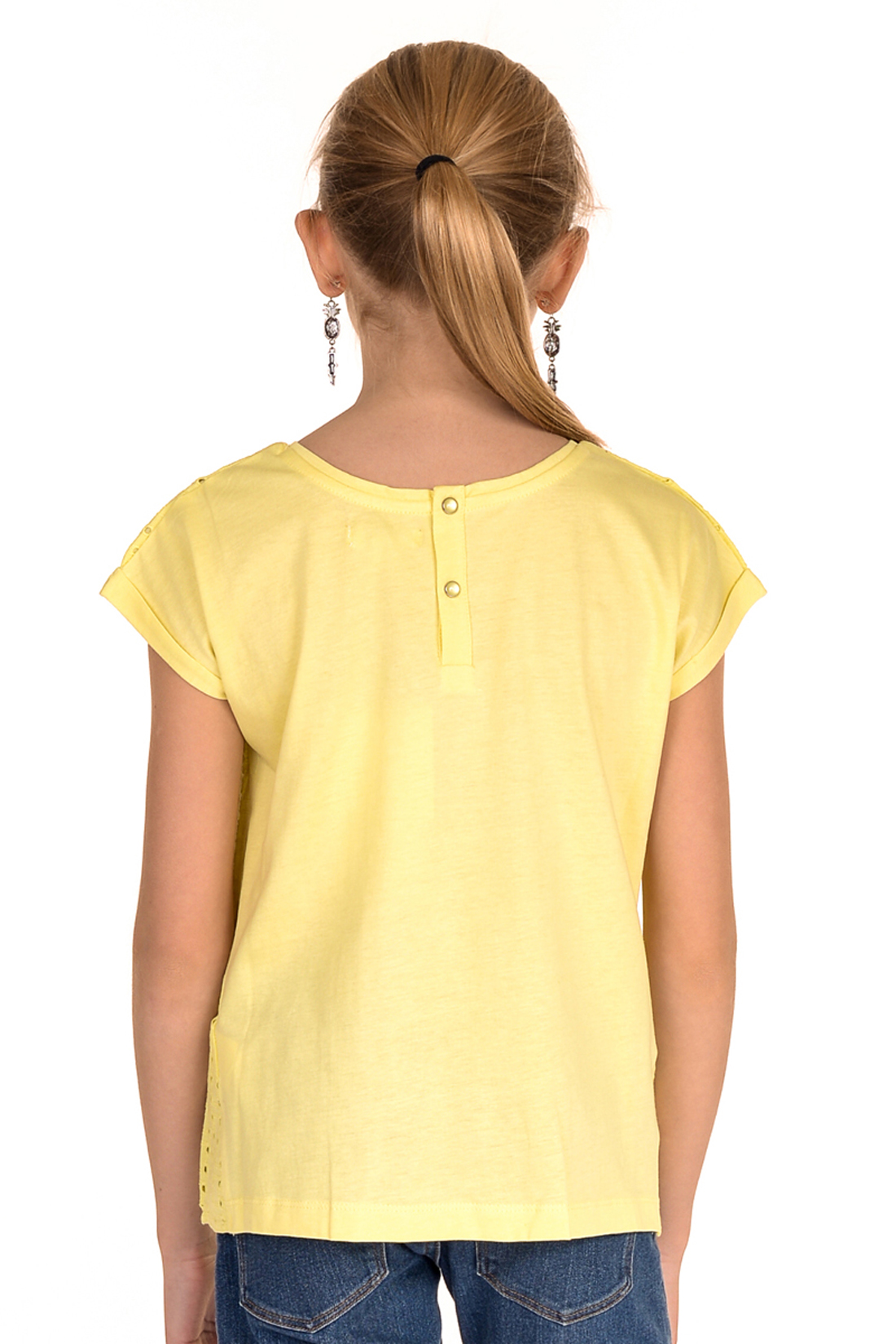 Блузка для девочки (арт. baon BJ199002), размер 158, цвет желтый Блузка для девочки (арт. baon BJ199002) - фото 6
