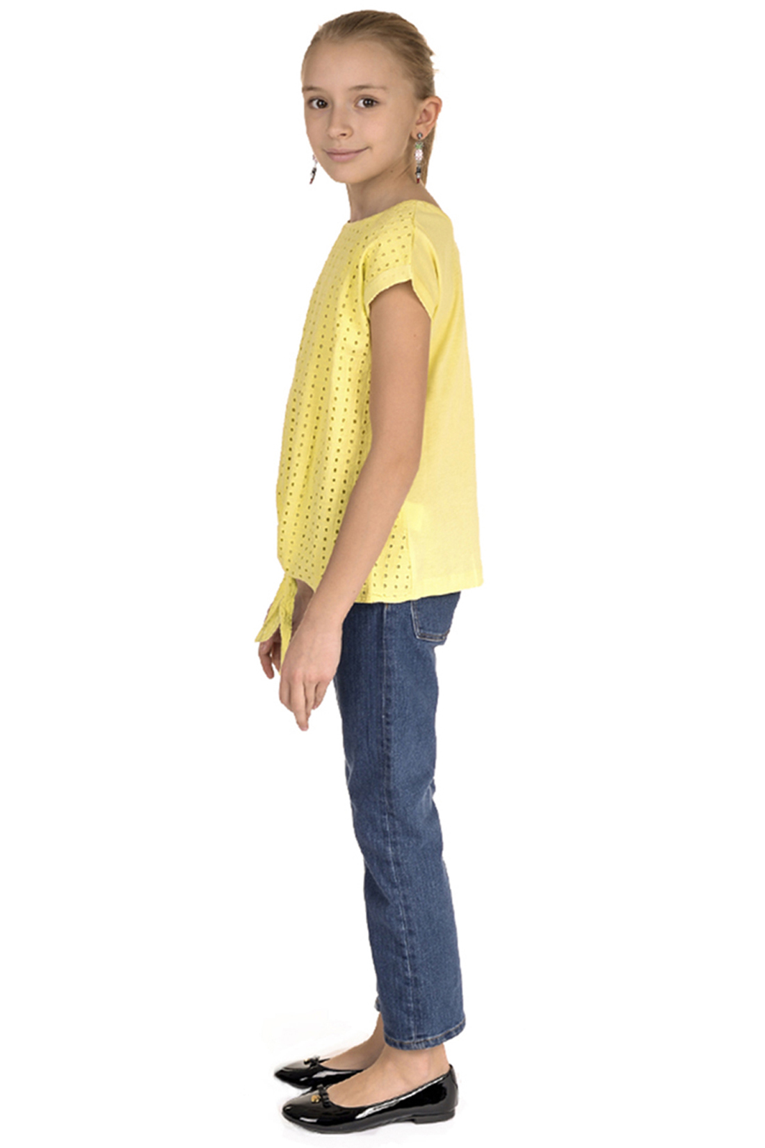 Блузка для девочки (арт. baon BJ199002), размер 158, цвет желтый Блузка для девочки (арт. baon BJ199002) - фото 5