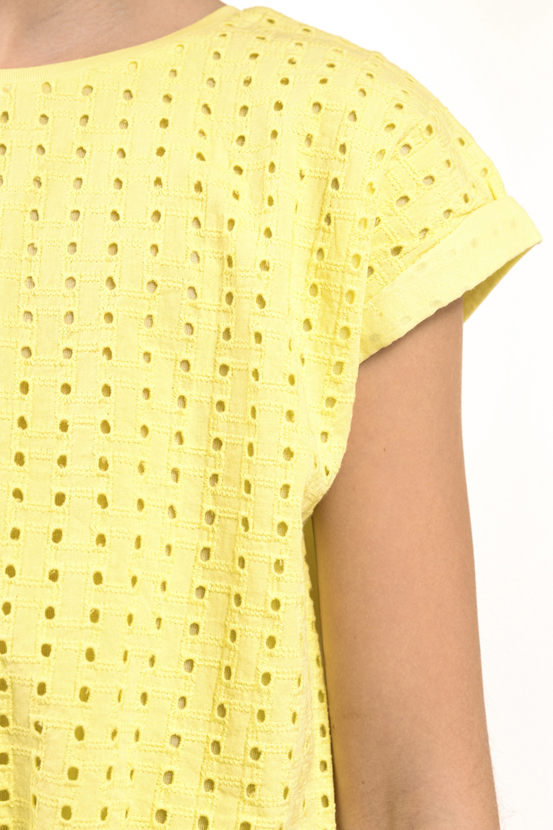 Блузка для девочки (арт. baon BJ199002), размер 158, цвет желтый Блузка для девочки (арт. baon BJ199002) - фото 4