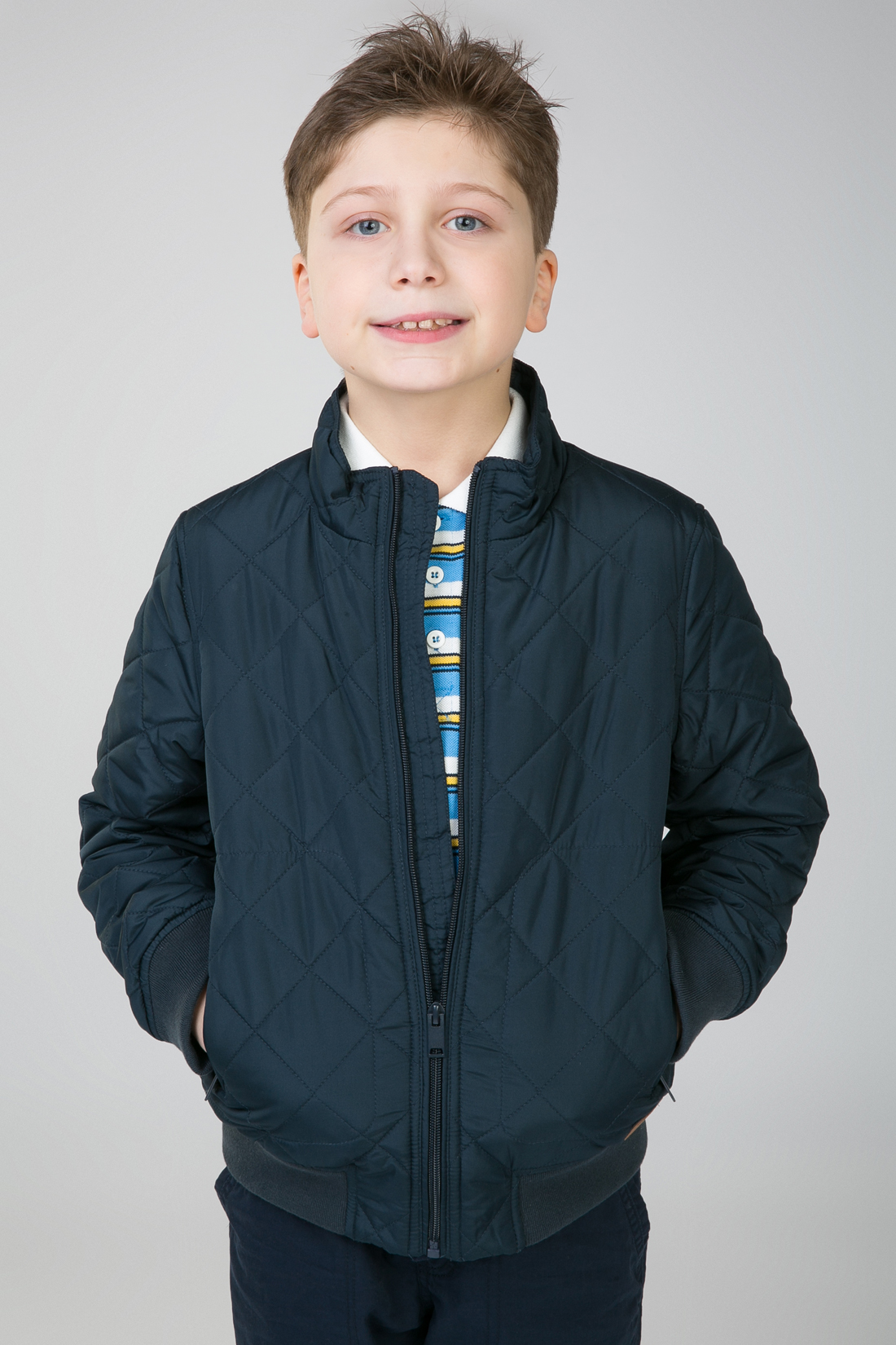 Куртка для мальчика (арт. baon BJ538005), размер 134-140, цвет синий Куртка для мальчика (арт. baon BJ538005) - фото 1