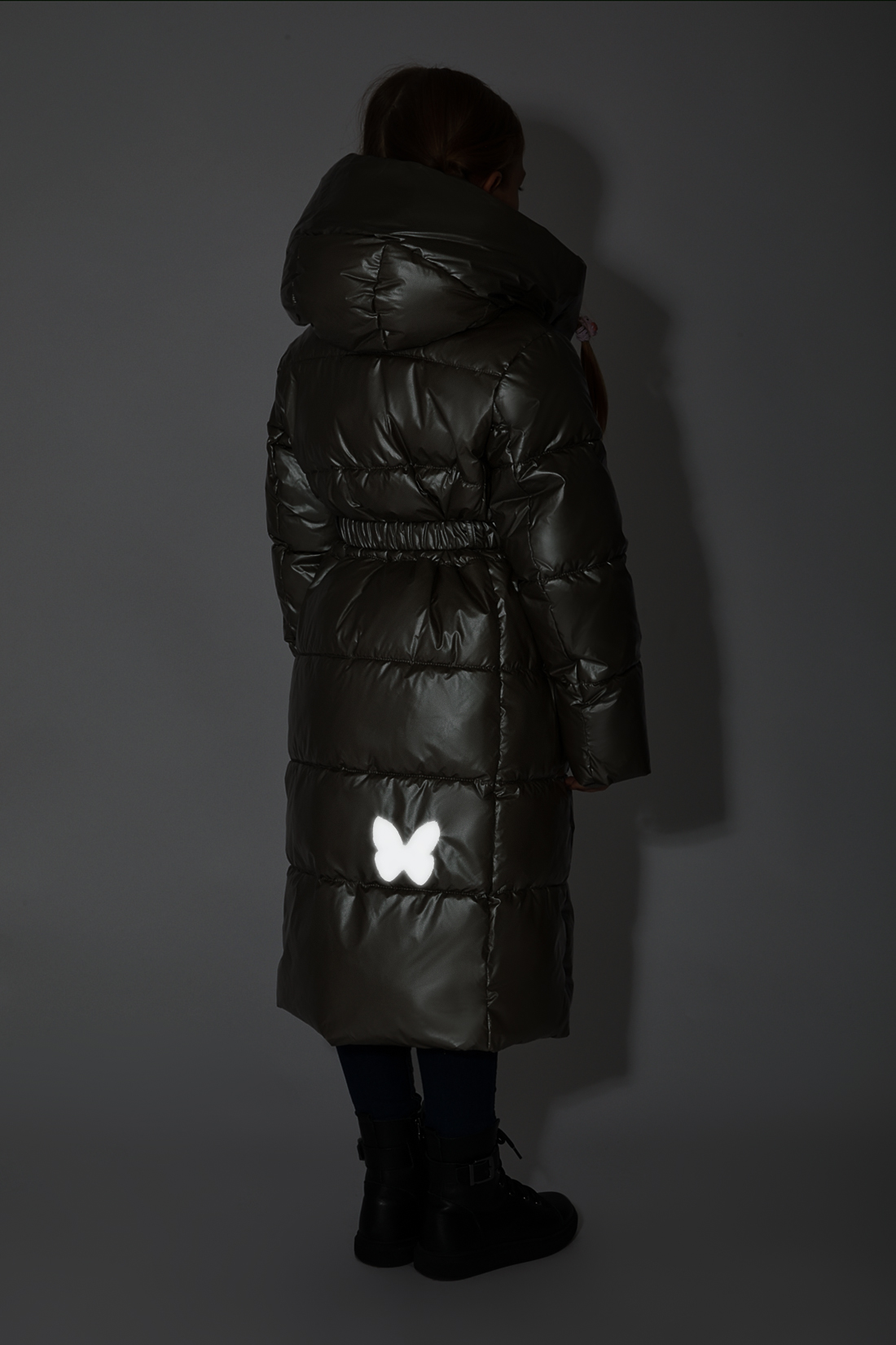 Куртка (Эко пух) (арт. baon BK041807), размер 122, цвет серый Куртка (Эко пух) (арт. baon BK041807) - фото 5