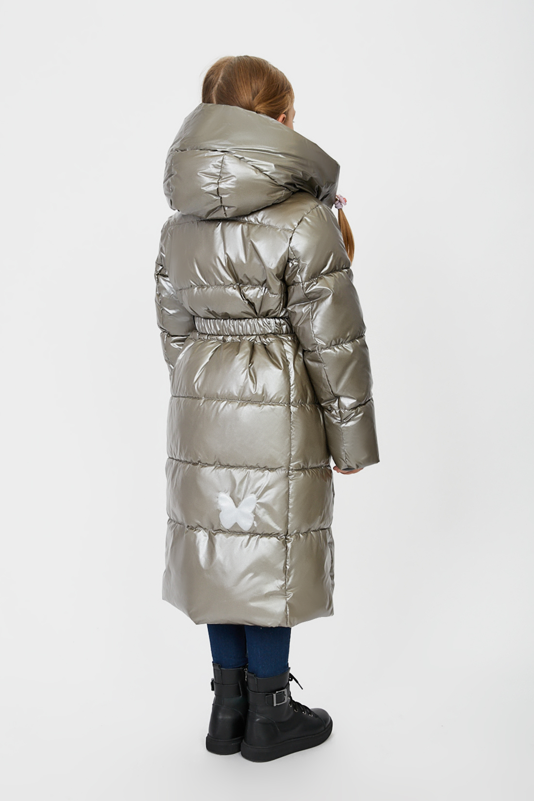 Куртка (Эко пух) (арт. baon BK041807), размер 122, цвет серый Куртка (Эко пух) (арт. baon BK041807) - фото 2
