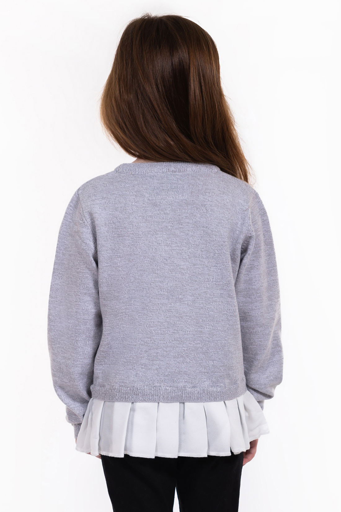 Джемпер для девочки (арт. baon BK139001), размер 110-116, цвет silver melange#серый Джемпер для девочки (арт. baon BK139001) - фото 2