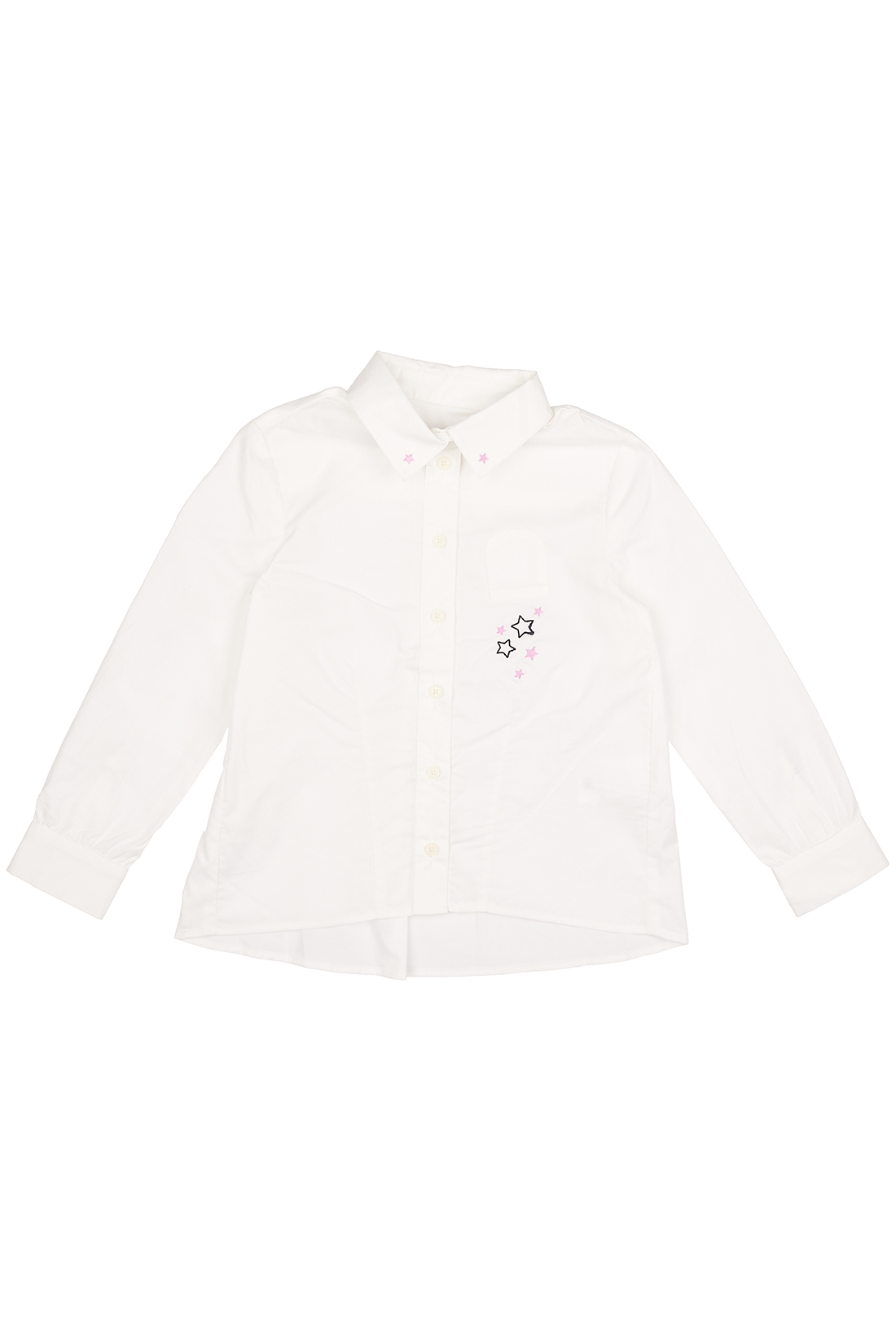 Блузка для девочки (арт. baon BK179502), размер 116, цвет белый Блузка для девочки (арт. baon BK179502) - фото 3