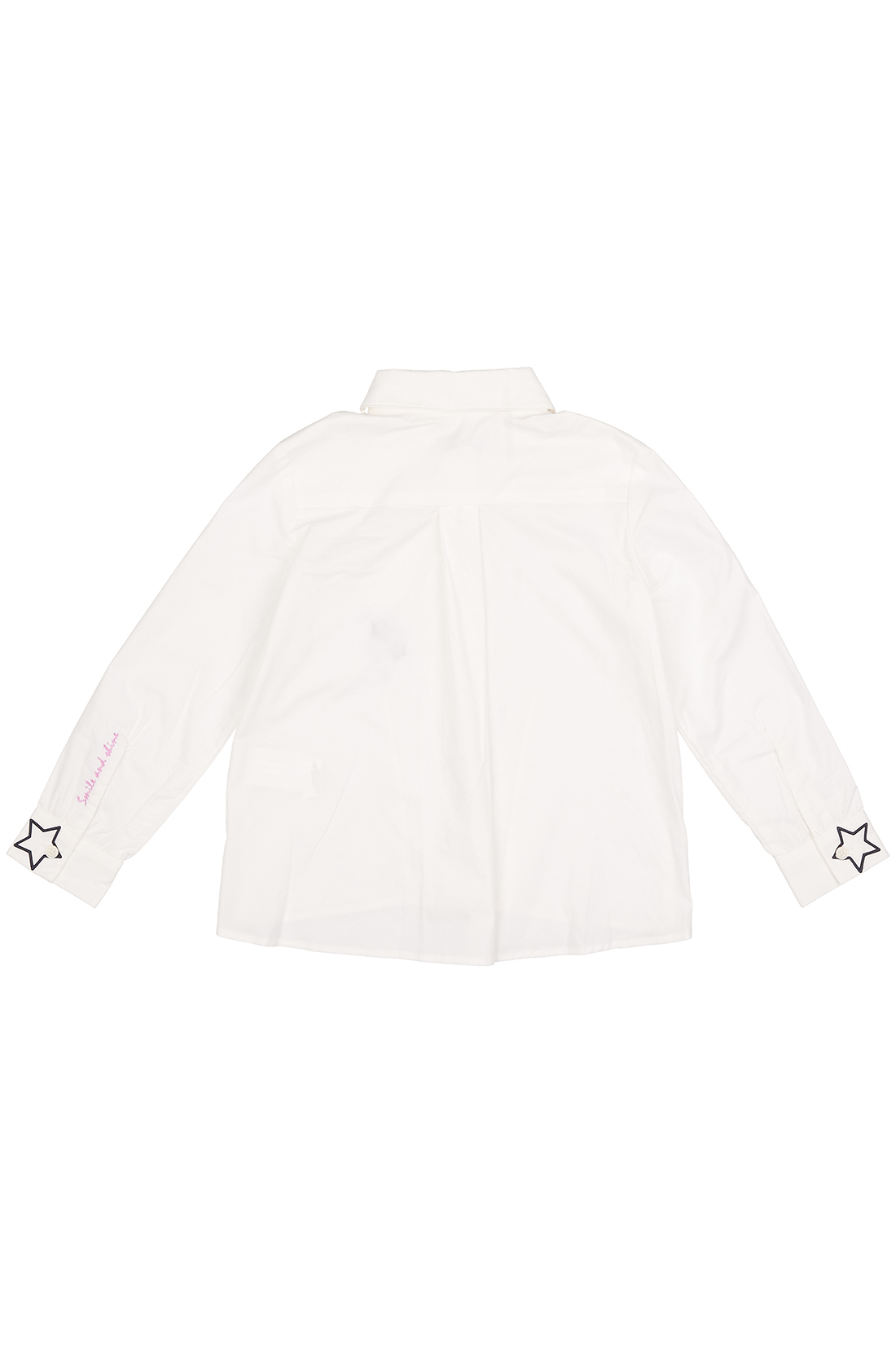 Блузка для девочки (арт. baon BK179502), размер 116, цвет белый Блузка для девочки (арт. baon BK179502) - фото 2