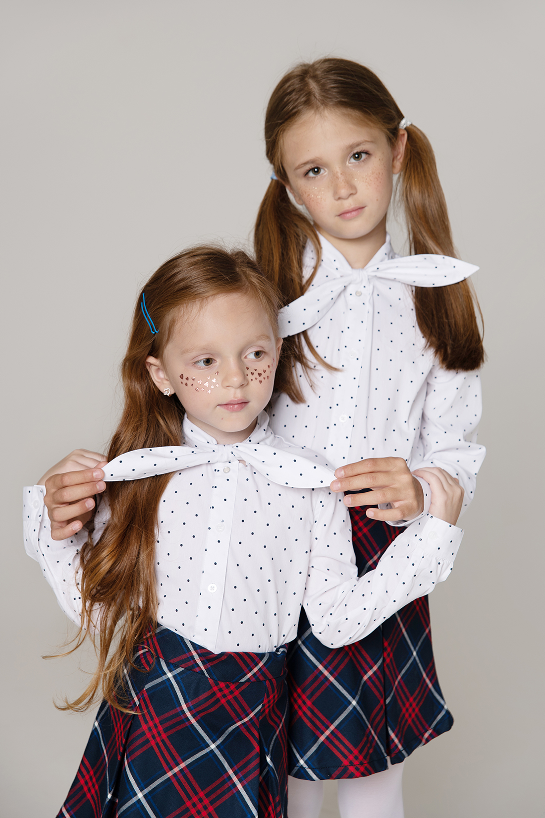 Блузка для девочки (арт. baon BK179505), размер 152-158, цвет white printed#белый Блузка для девочки (арт. baon BK179505) - фото 2