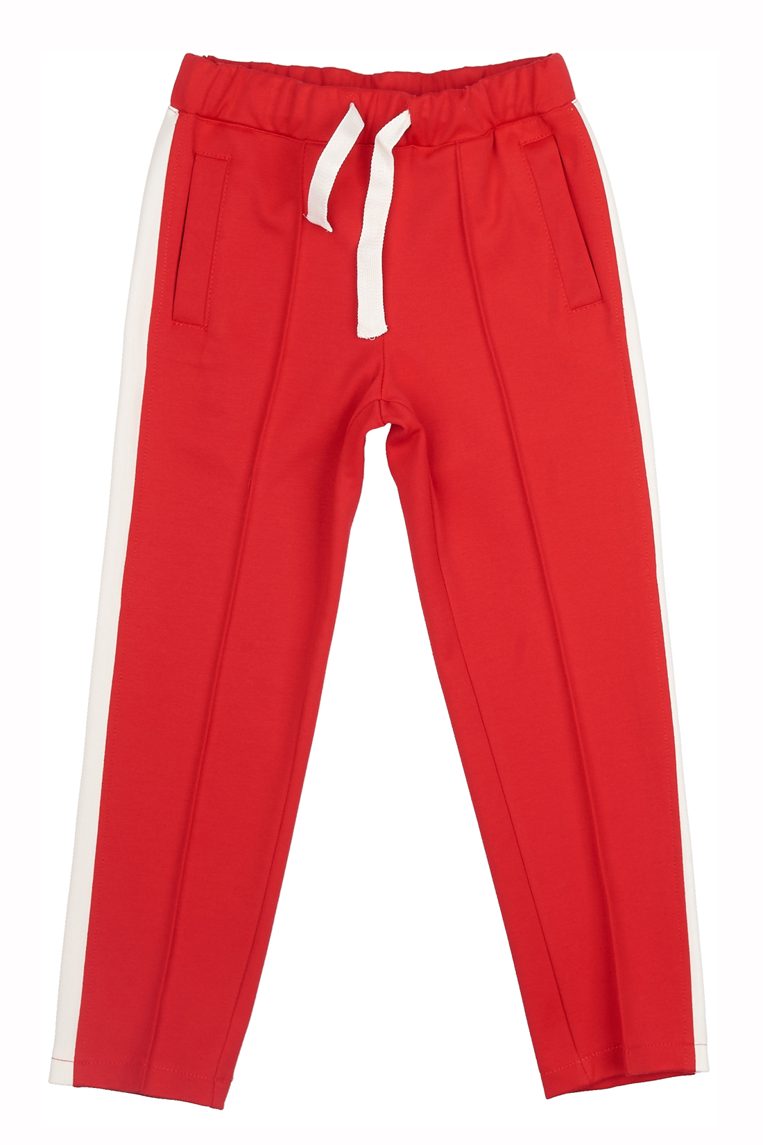 Трикотажные брюки для девочки (арт. baon BK298006), размер 110-116, цвет красный Трикотажные брюки для девочки (арт. baon BK298006) - фото 3