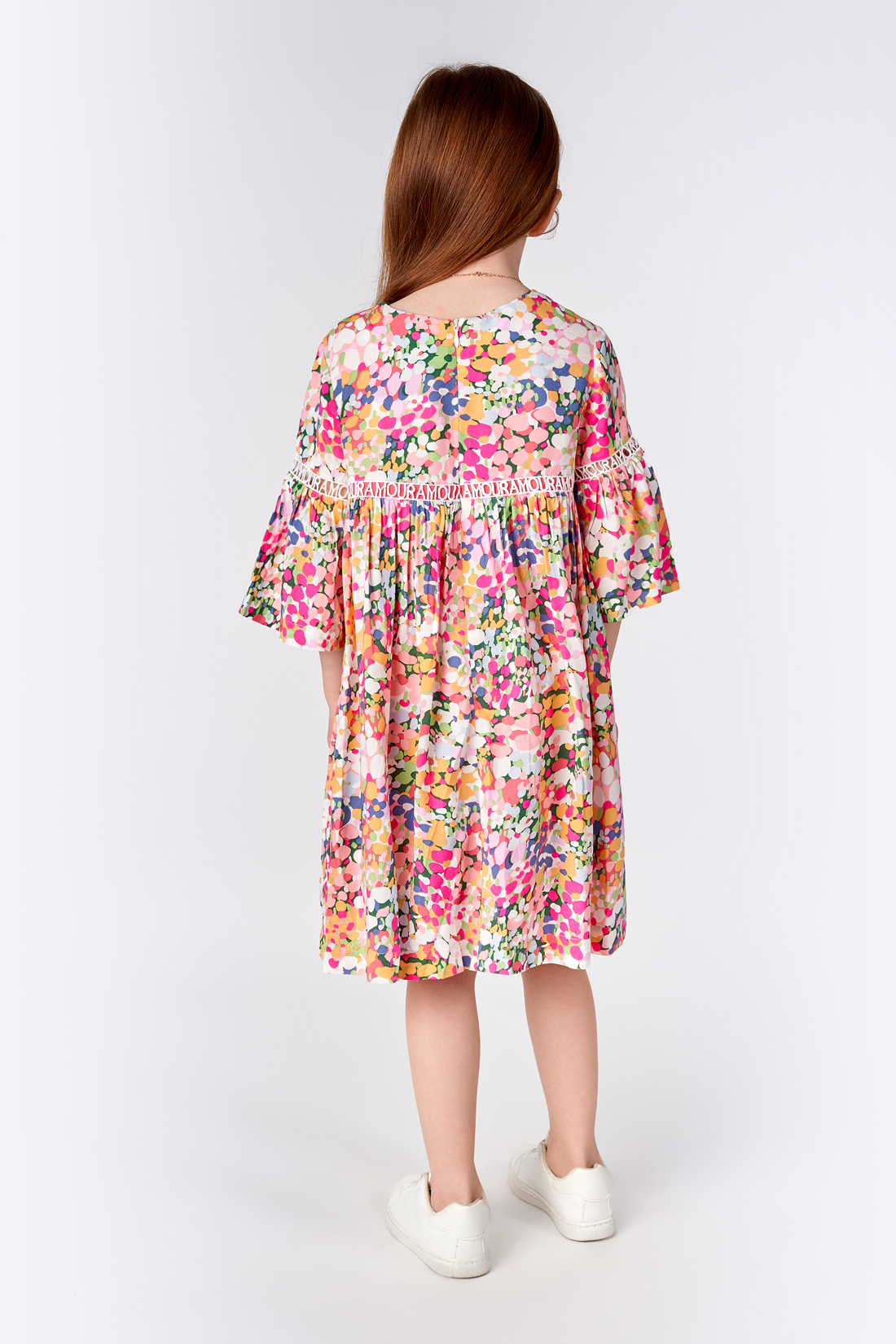 Платье для девочки (арт. baon BK450001), размер 152-158, цвет желтый Платье для девочки (арт. baon BK450001) - фото 2