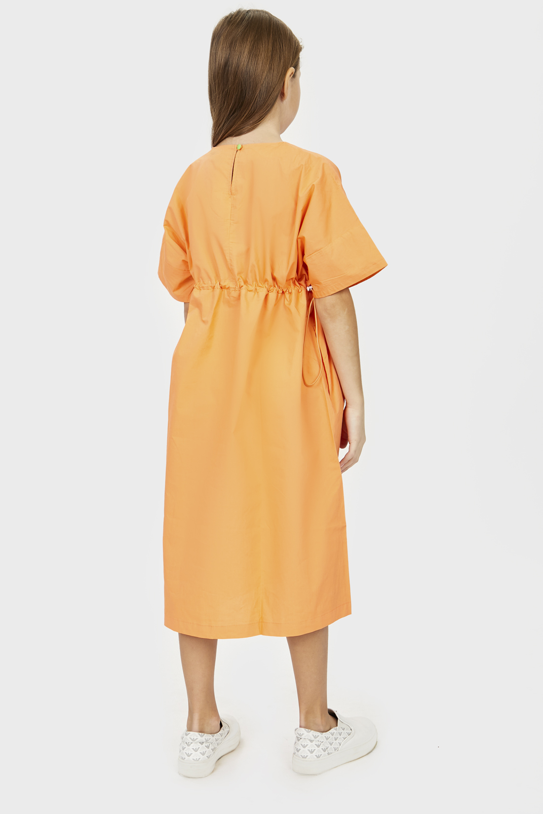 Платье для девочки (арт. baon BK450060), размер 152-158, цвет оранжевый Платье для девочки (арт. baon BK450060) - фото 2