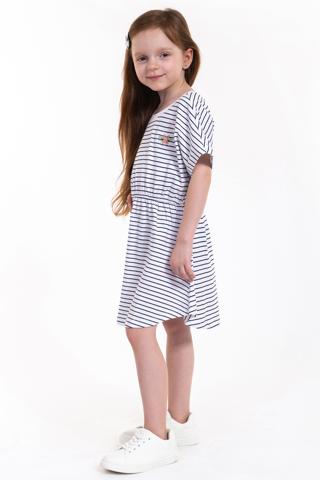 Платье для девочки (арт. baon BK459005), размер 122-128, цвет белый Платье для девочки (арт. baon BK459005) - фото 4