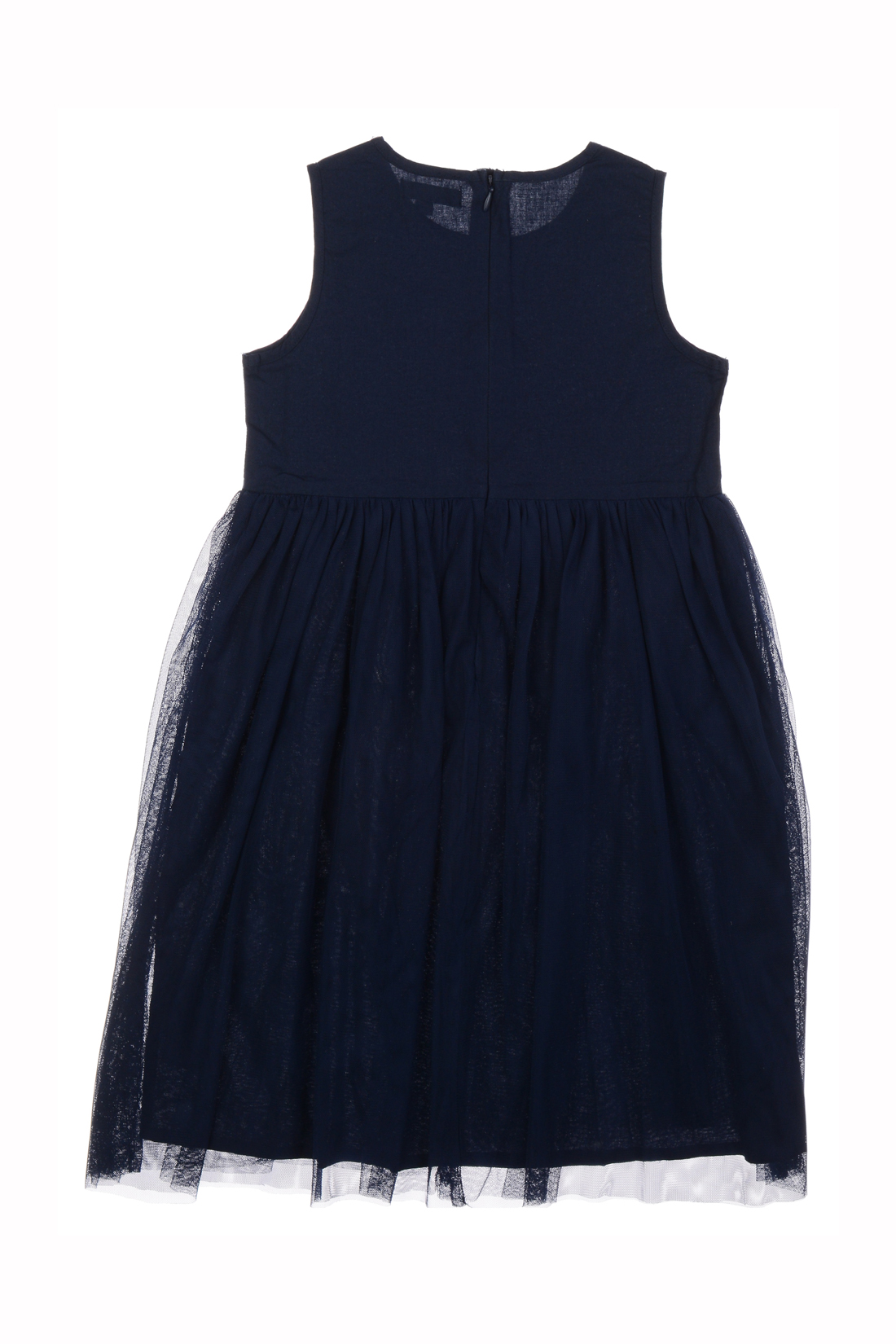 Платье для девочки (арт. baon BK459011), размер 122-128, цвет синий Платье для девочки (арт. baon BK459011) - фото 2