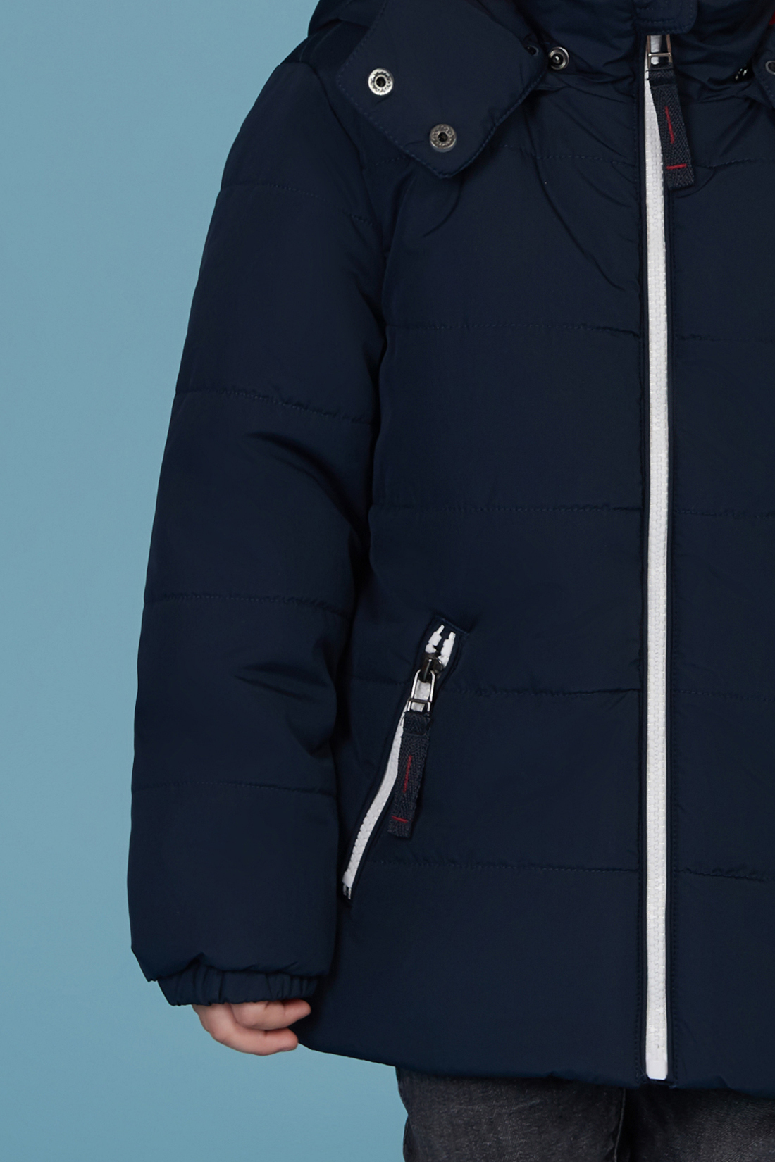 Куртка для мальчика (арт. baon BK537503), размер 122-128, цвет синий Куртка для мальчика (арт. baon BK537503) - фото 4