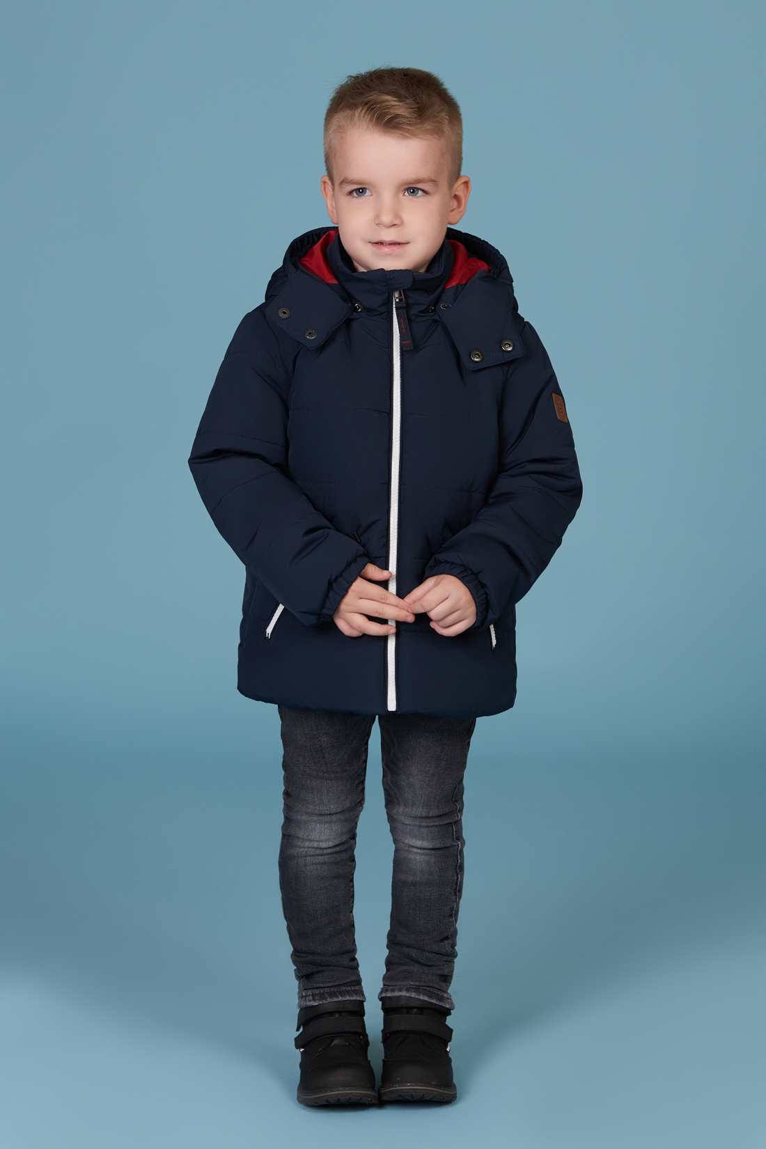 Куртка для мальчика (арт. baon BK537503), размер 122-128, цвет синий Куртка для мальчика (арт. baon BK537503) - фото 1