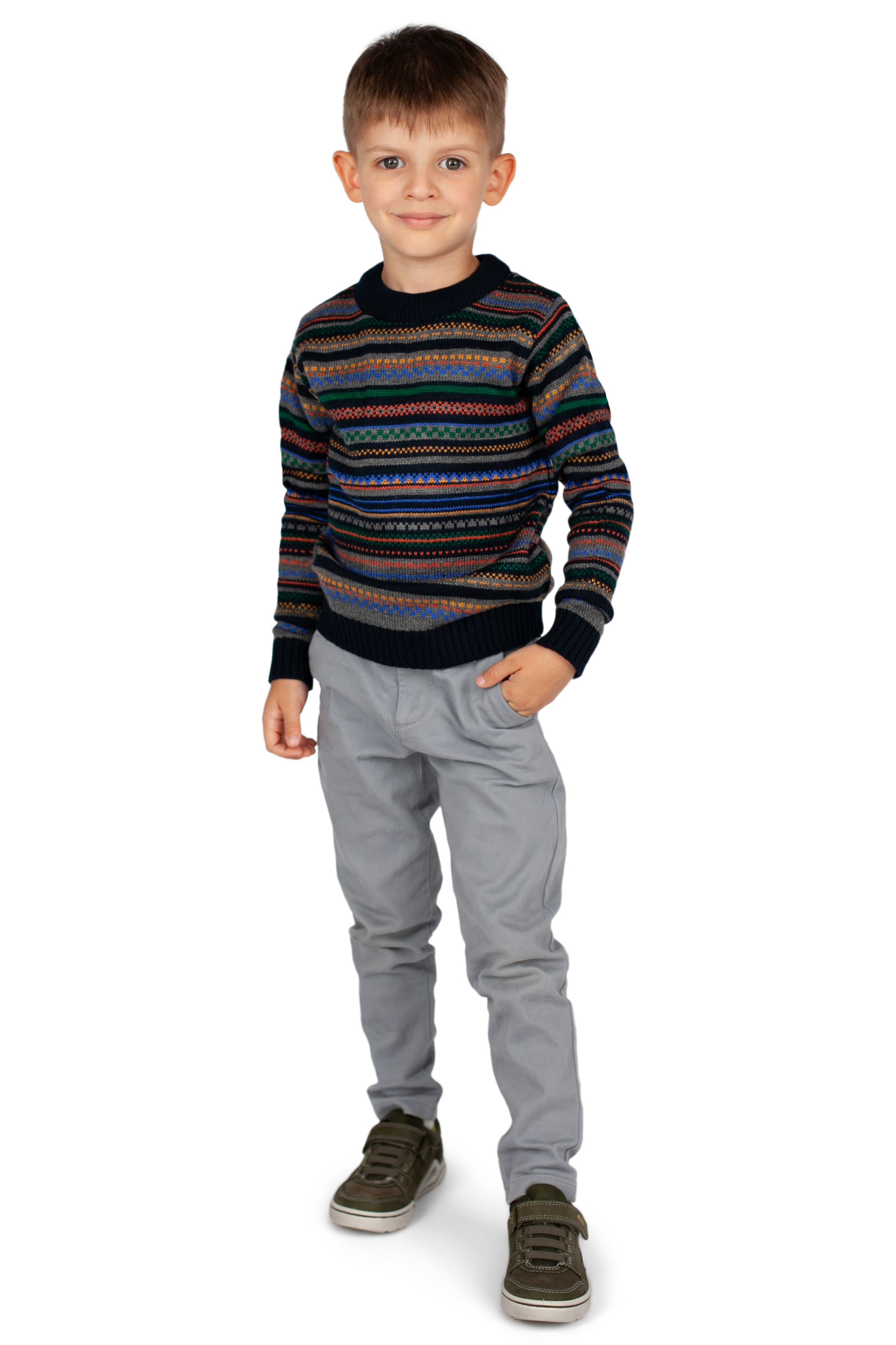 Джемпер для мальчика (арт. baon BK638504), размер 98-104, цвет multicolor#многоцветный Джемпер для мальчика (арт. baon BK638504) - фото 6