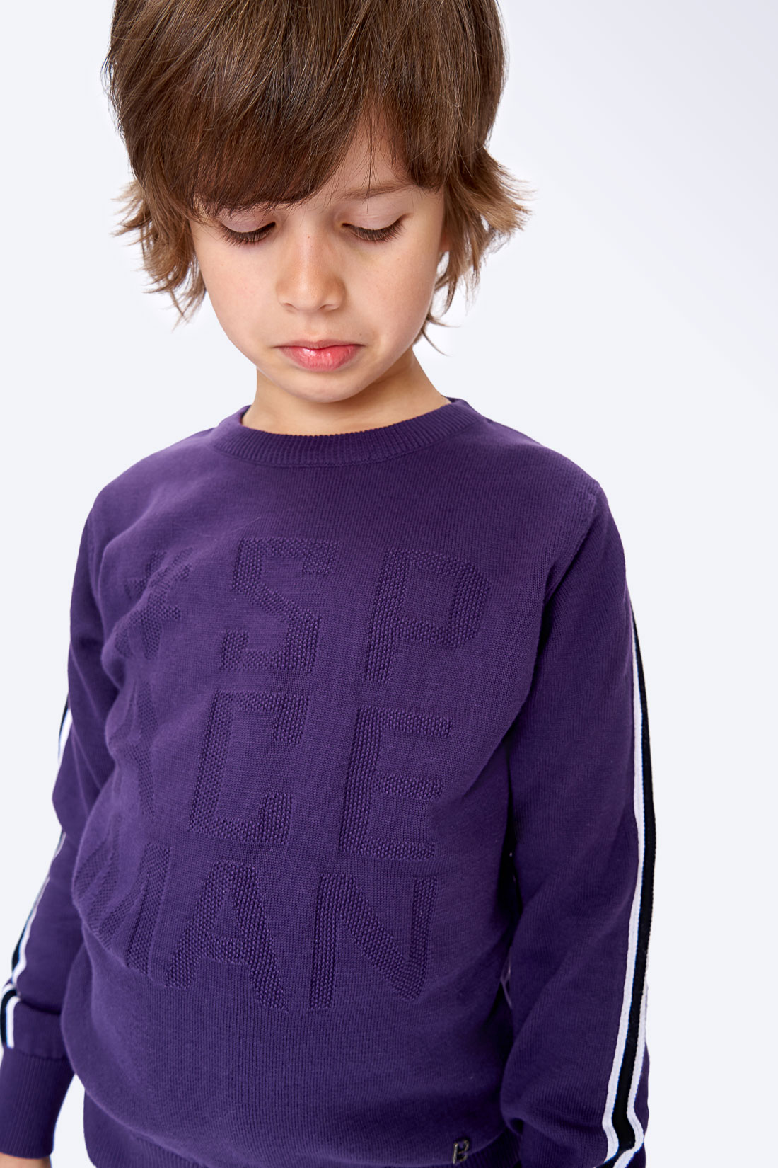 Джемпер для мальчика (арт. baon BK639503), размер 146, цвет фиолетовый Джемпер для мальчика (арт. baon BK639503) - фото 4
